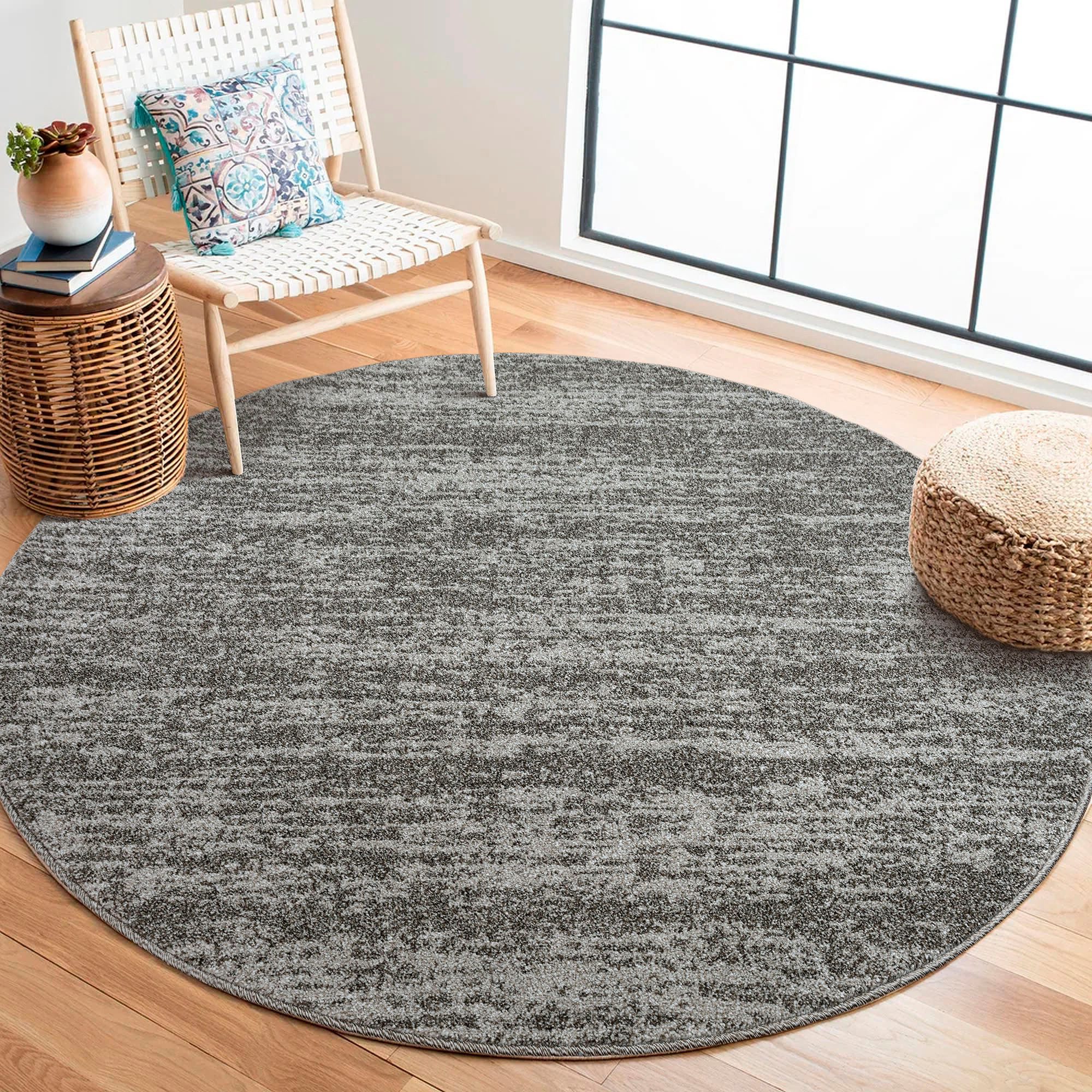 Sanat Teppich »Oslo«, rund, 10 mm Höhe, Kurzflor, Wohnzimmer, Schlafzimmer, günstig online kaufen