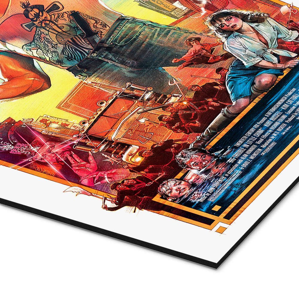 Posterlounge Wandbild Big Trouble in Little China (Englisch), Vintage Entertainment Collection, erhältlich als Poster, Leinwandbild, Wandsticker oder Acrylglasbild