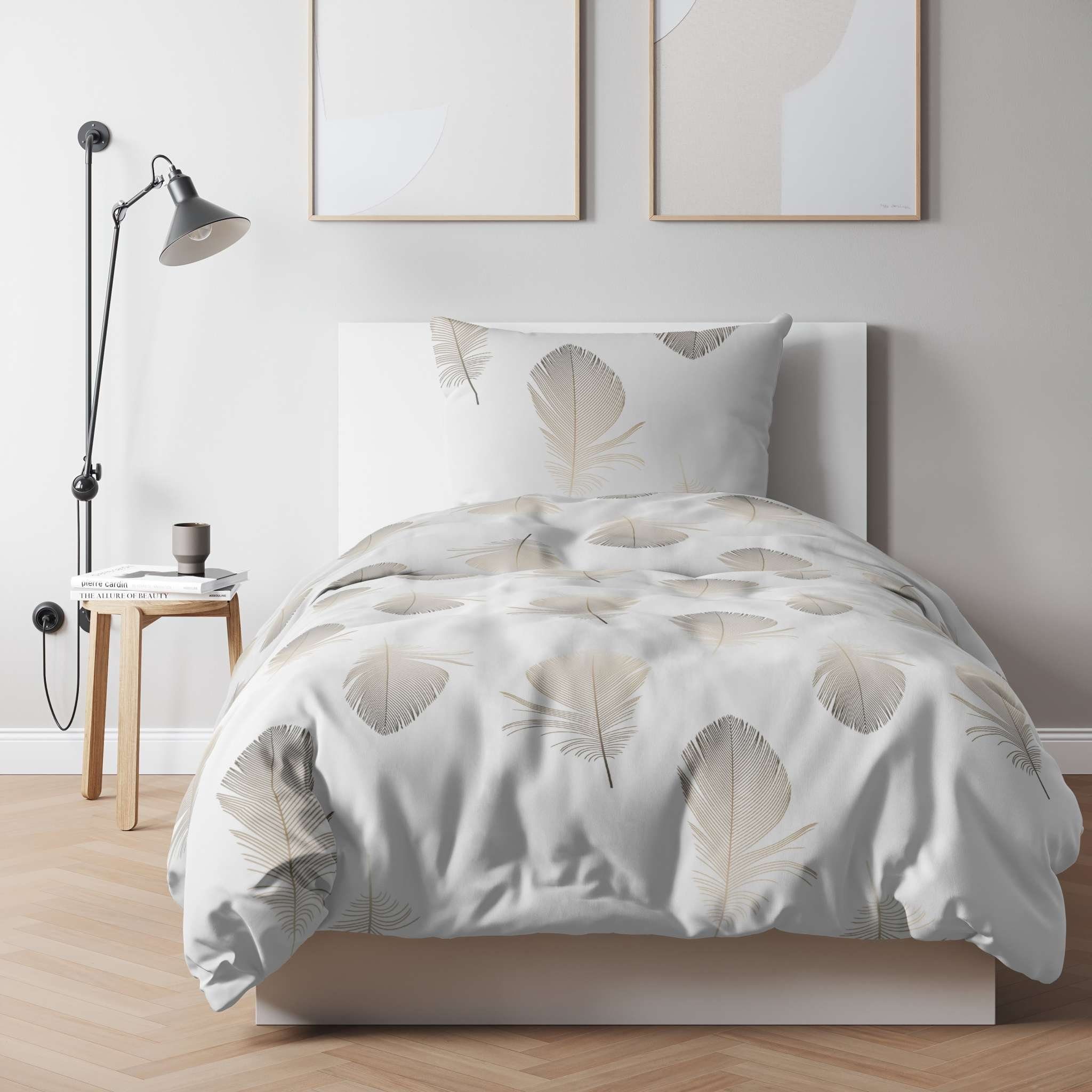 etérea Himmlische Qualität Bettwäsche etérea Renforcé Bettwäsche Federn Wei günstig online kaufen