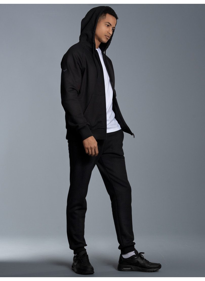 Trigema Freizeitanzug "TRIGEMA Jogginganzug mit Kapuze und Reißverschluss" günstig online kaufen