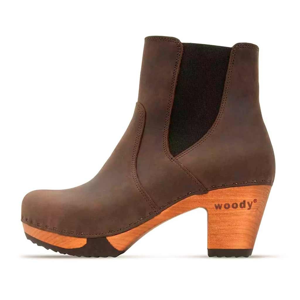 Woody Lara Damen Clog Stiefelette woody® Stiefelette