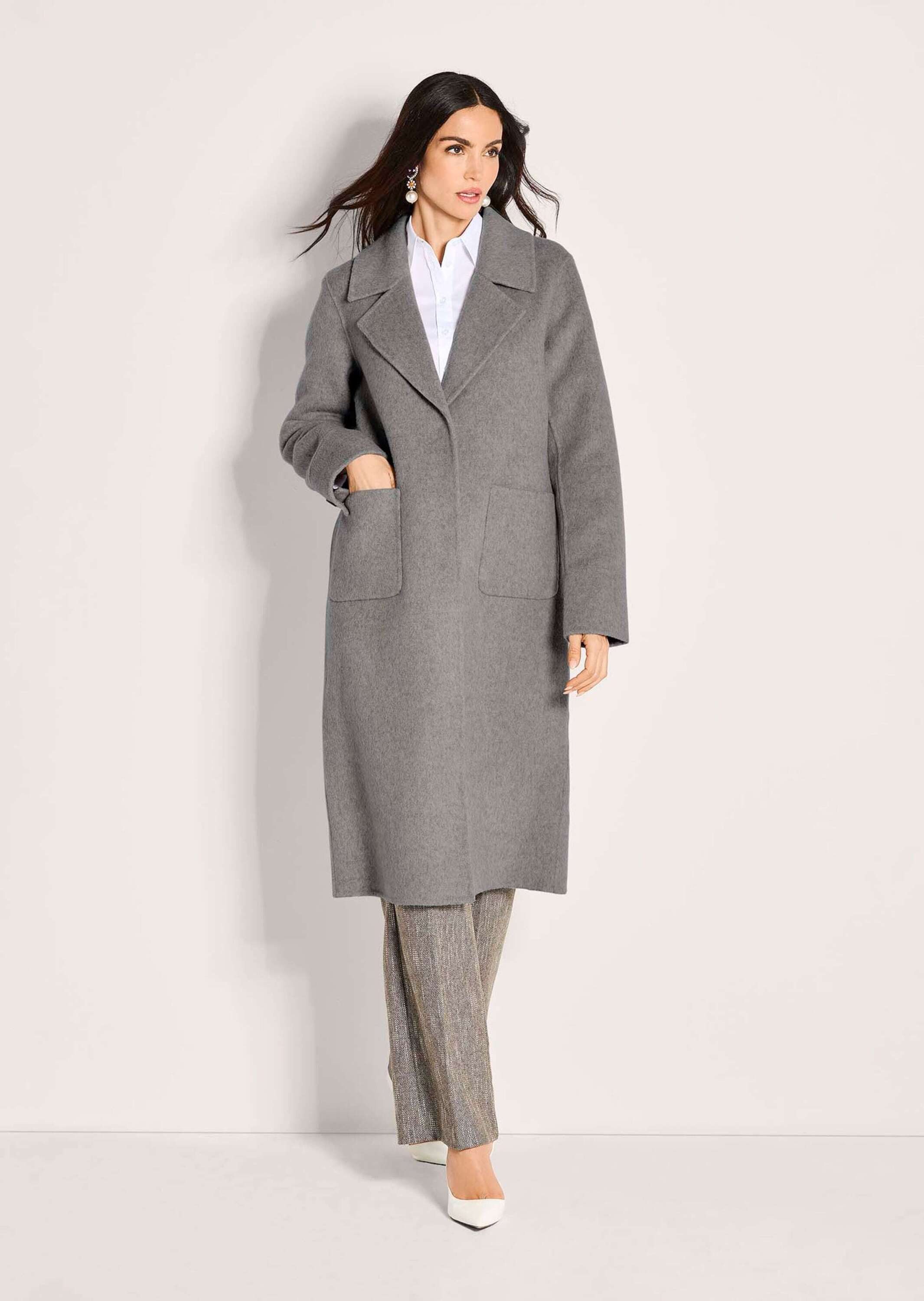 MADELEINE Kurzmantel Doubleface-Mantel mit Kaschmir Weicher Wollmix-Mantel günstig online kaufen