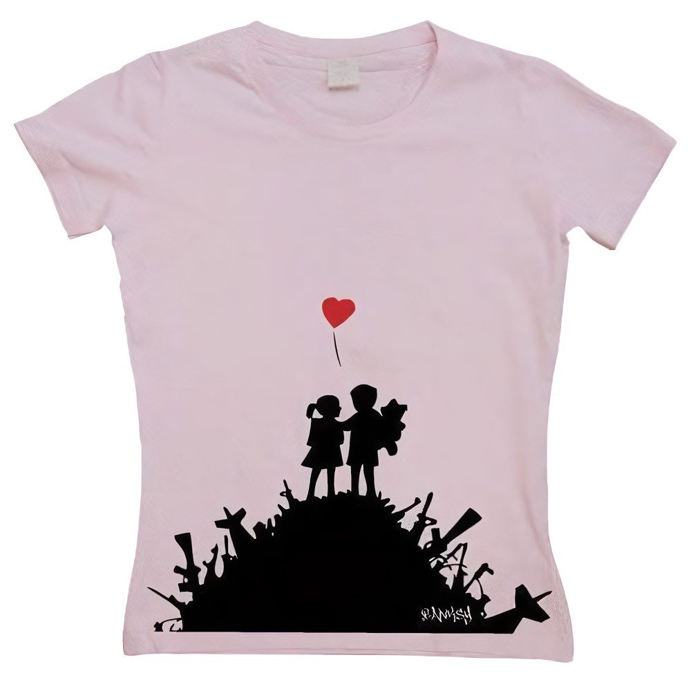 BANKSY T-Shirt Finally Girly T-Shirt günstig online kaufen