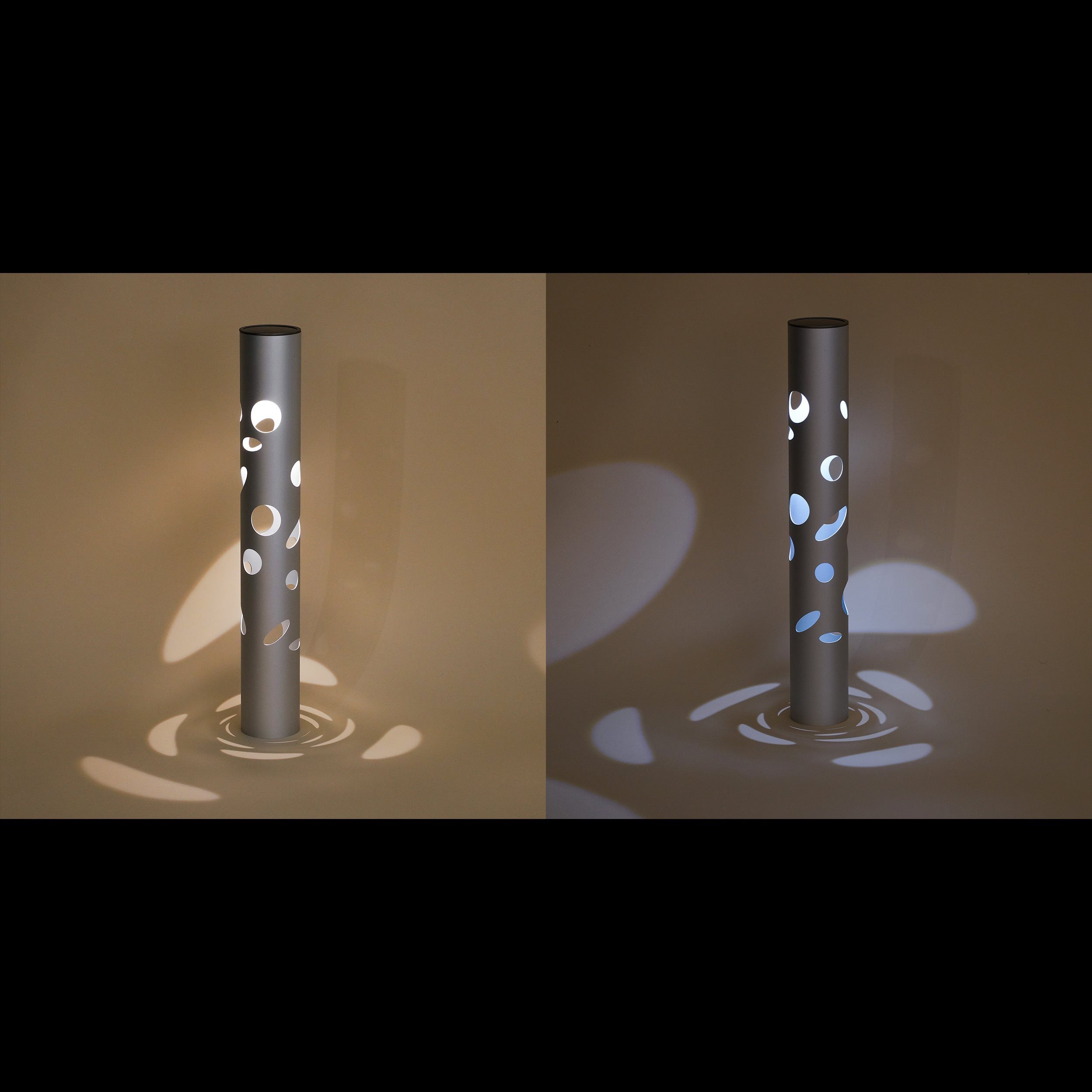esotec LED Solarleuchte Wegelampe FANTASY LIGHT H=48cm, steckbar, DUO COLOR 6500K 2800K 102113