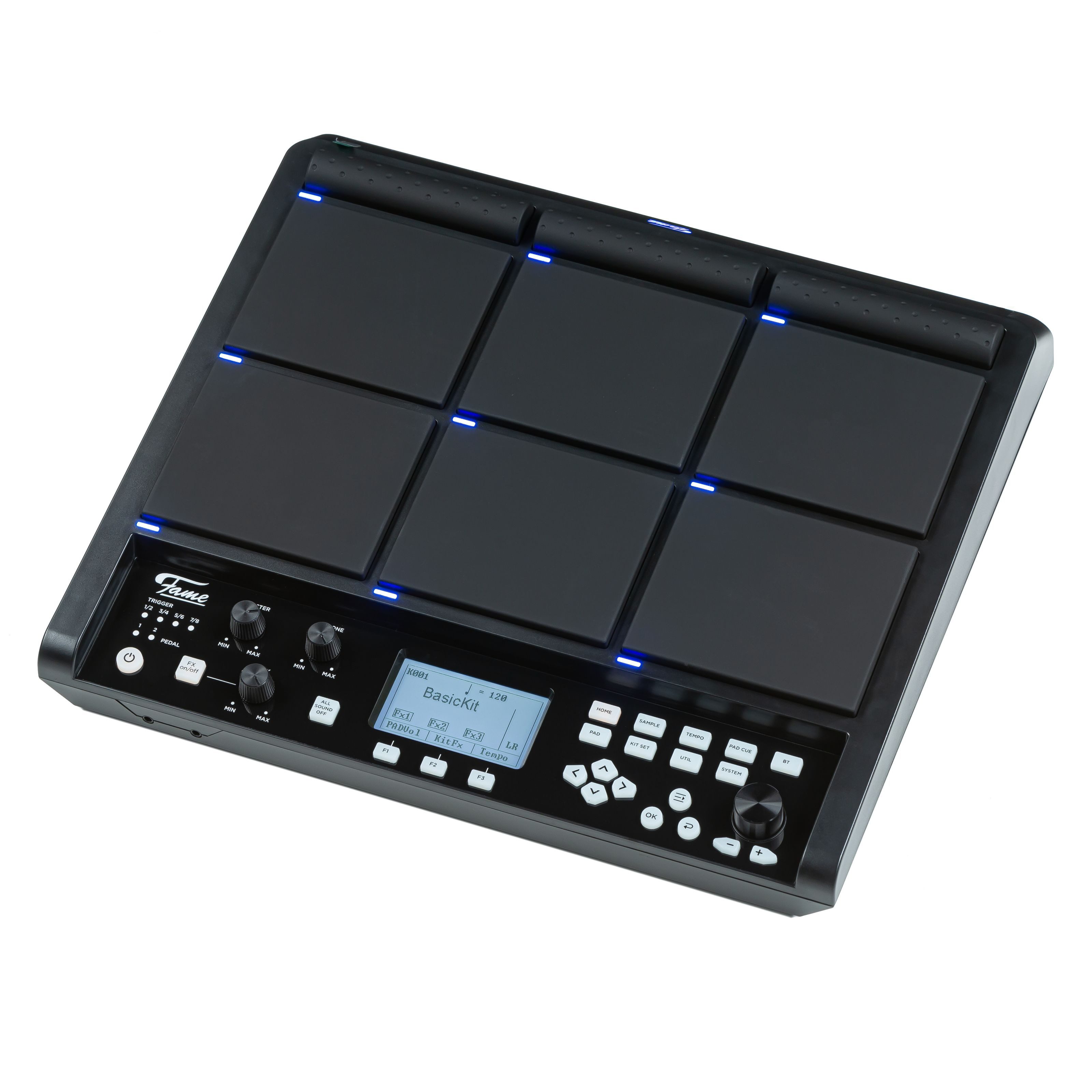 FAME E-Drum, E-Drums, Digital Drums, SPD Hybrid Wave Sample Pad - Digital Drum