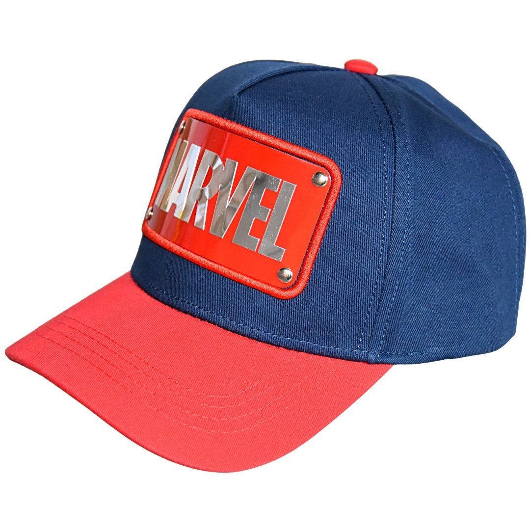 MARVEL Baseball Cap mit Spiegeleffekt Merchandise Cap mit Logo Größe 58 cm