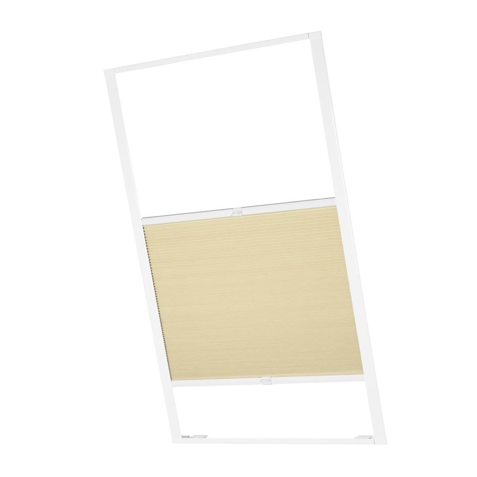 Beige Verdunkelung Dachfenster Velux ventanara passend Dachfensterplissee CK02, für Fenster