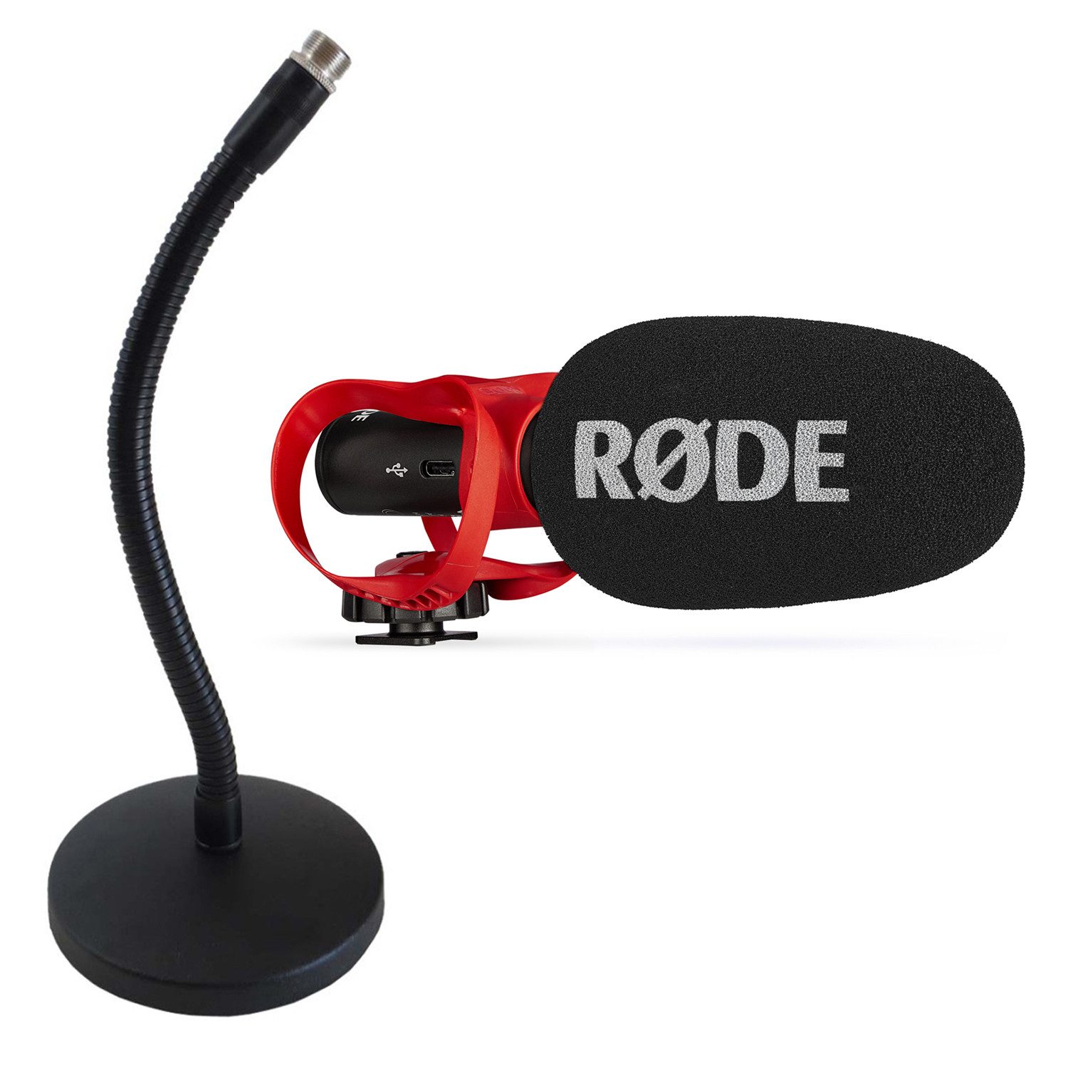 RØDE Mikrofon Rode Mikrofon Videomic Go II Helix Richtmikrofon mit Tischstativ (Videomikrofon)