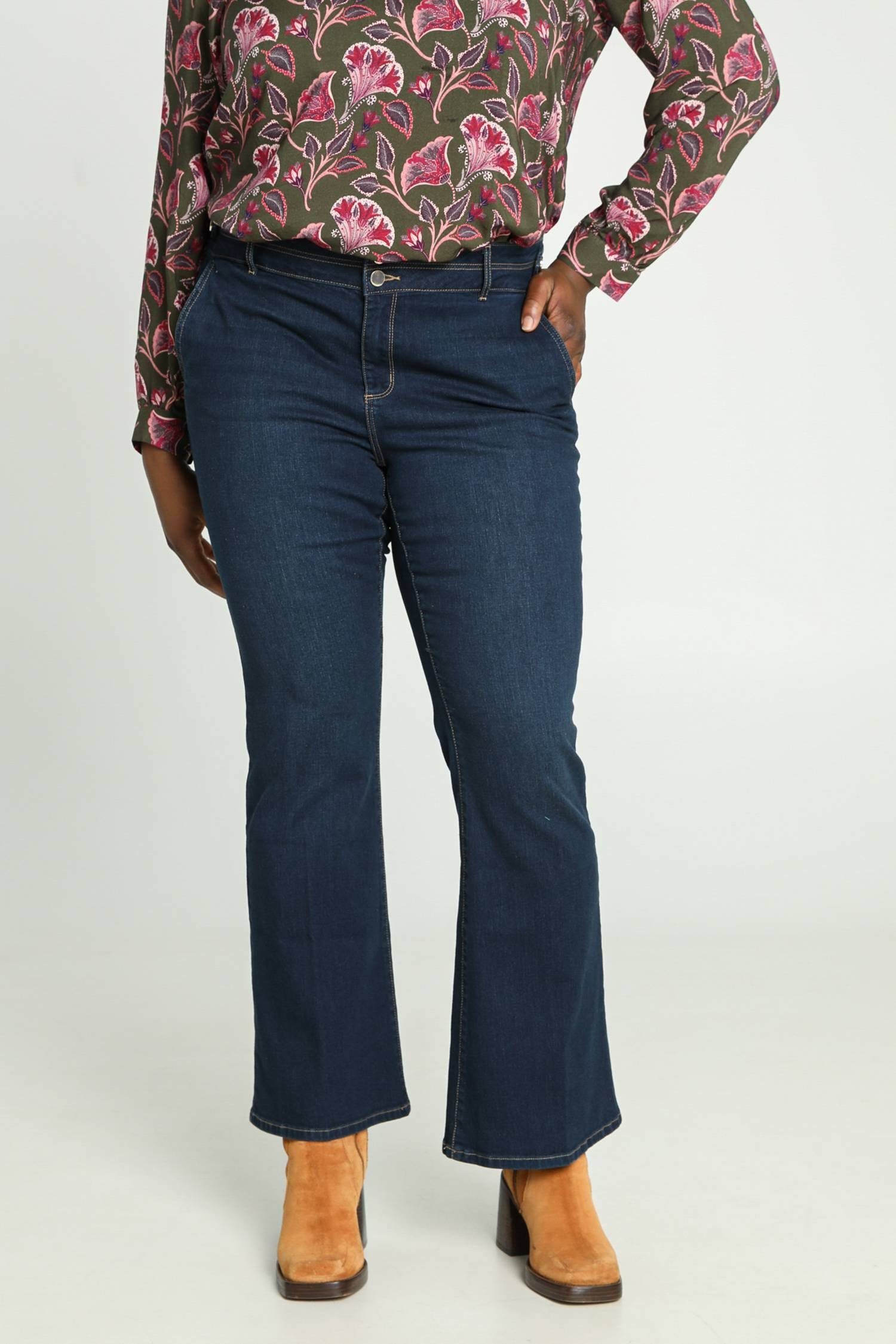 Flavie Paprika 5-Pocket-Jeans