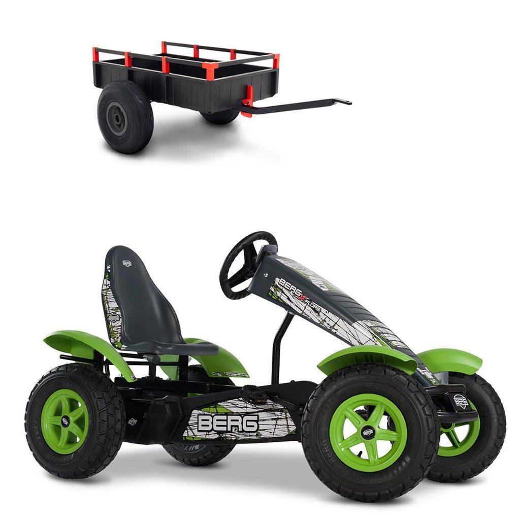 Go-Kart BERG Gokart XXL X-Plore E-Motor Hybrid E-BFR mit Anhänger