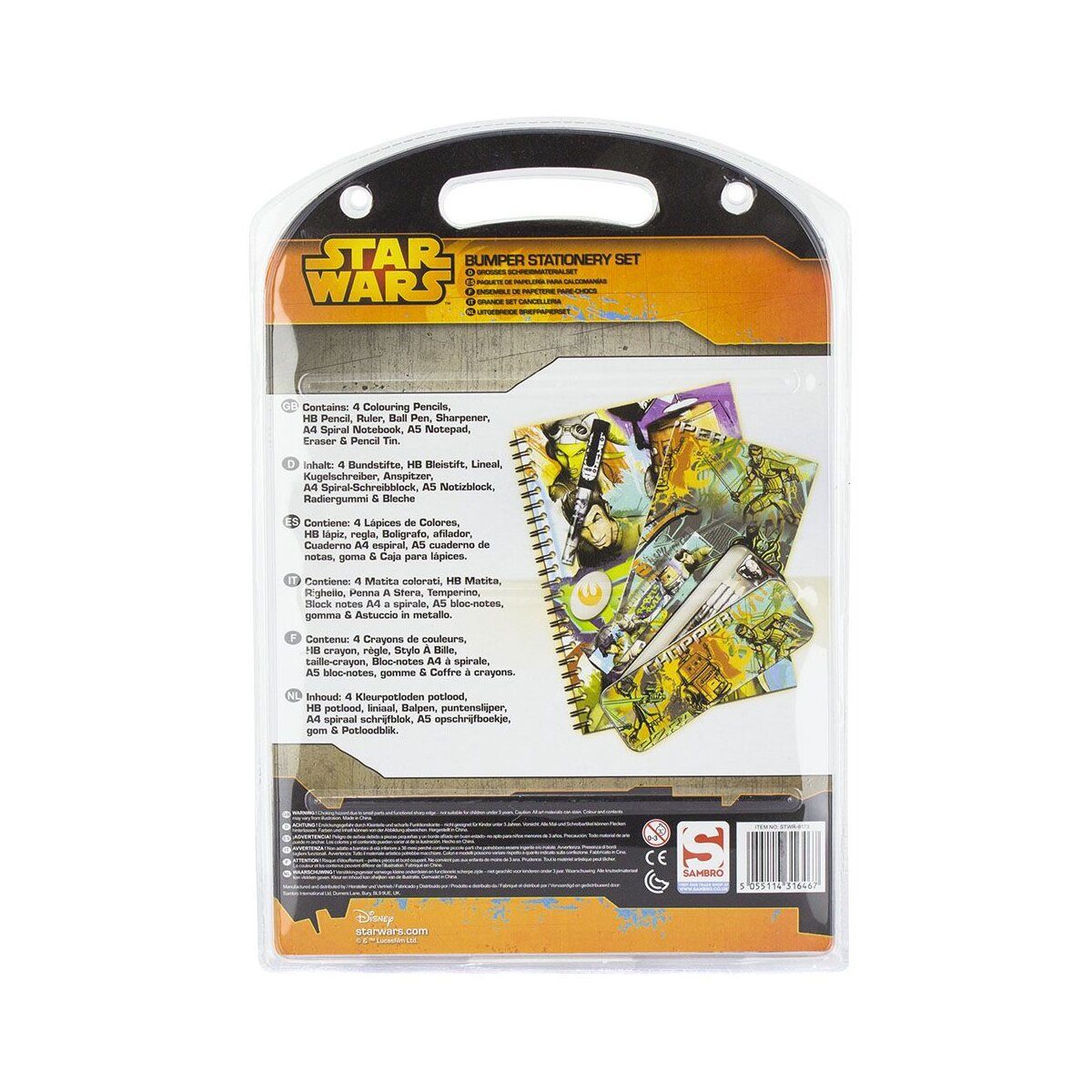 Star Wars Kreativset Star Wars Schreibset Schreibmaterial für Schule und Freizeit
