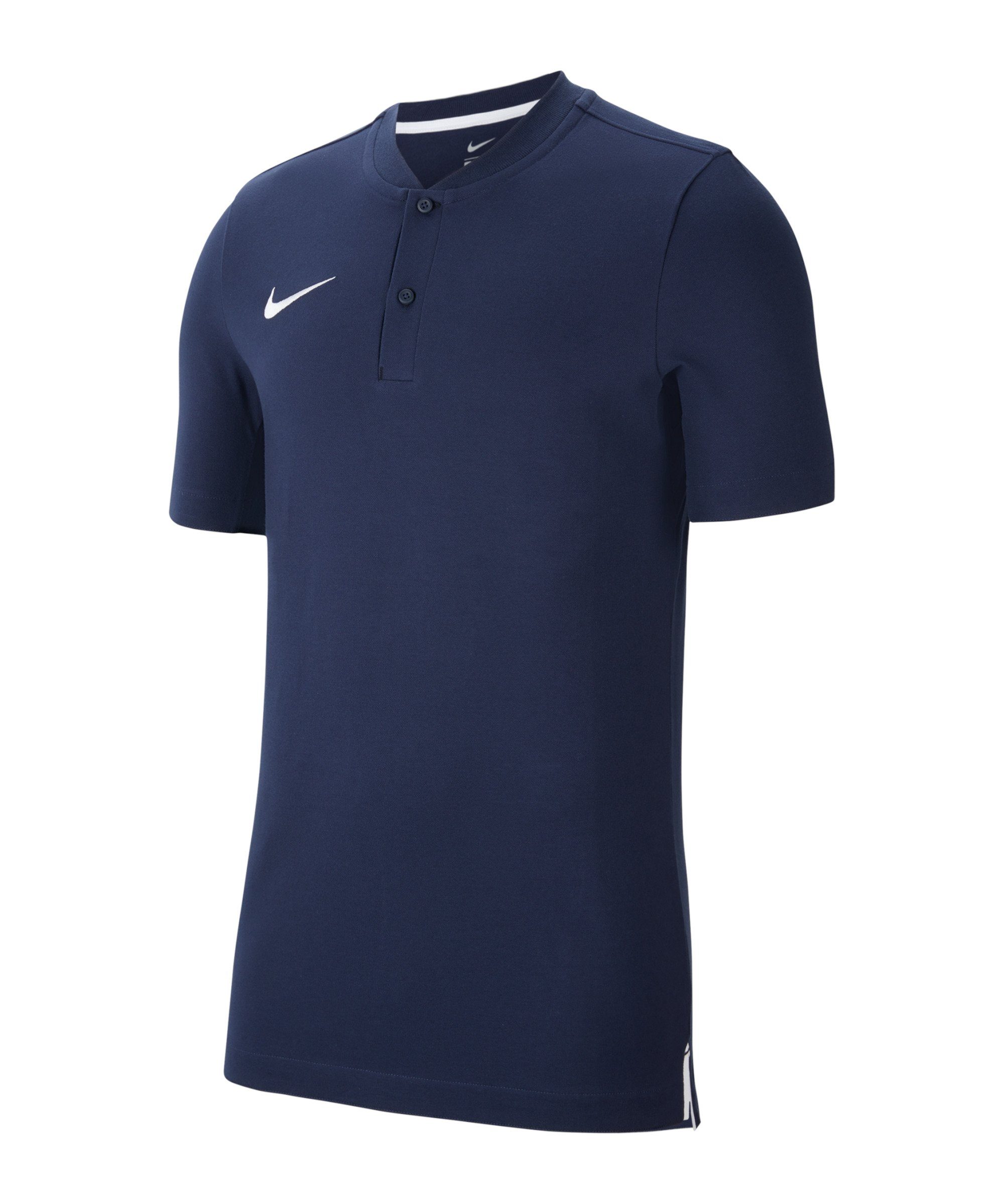 T-Shirt Nike blauweiss Strike Poloshirt default