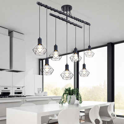 Decken Pendel Hänge Lampe Landhaus Stil Alt Messing Zimmer Küche Living-XXL 