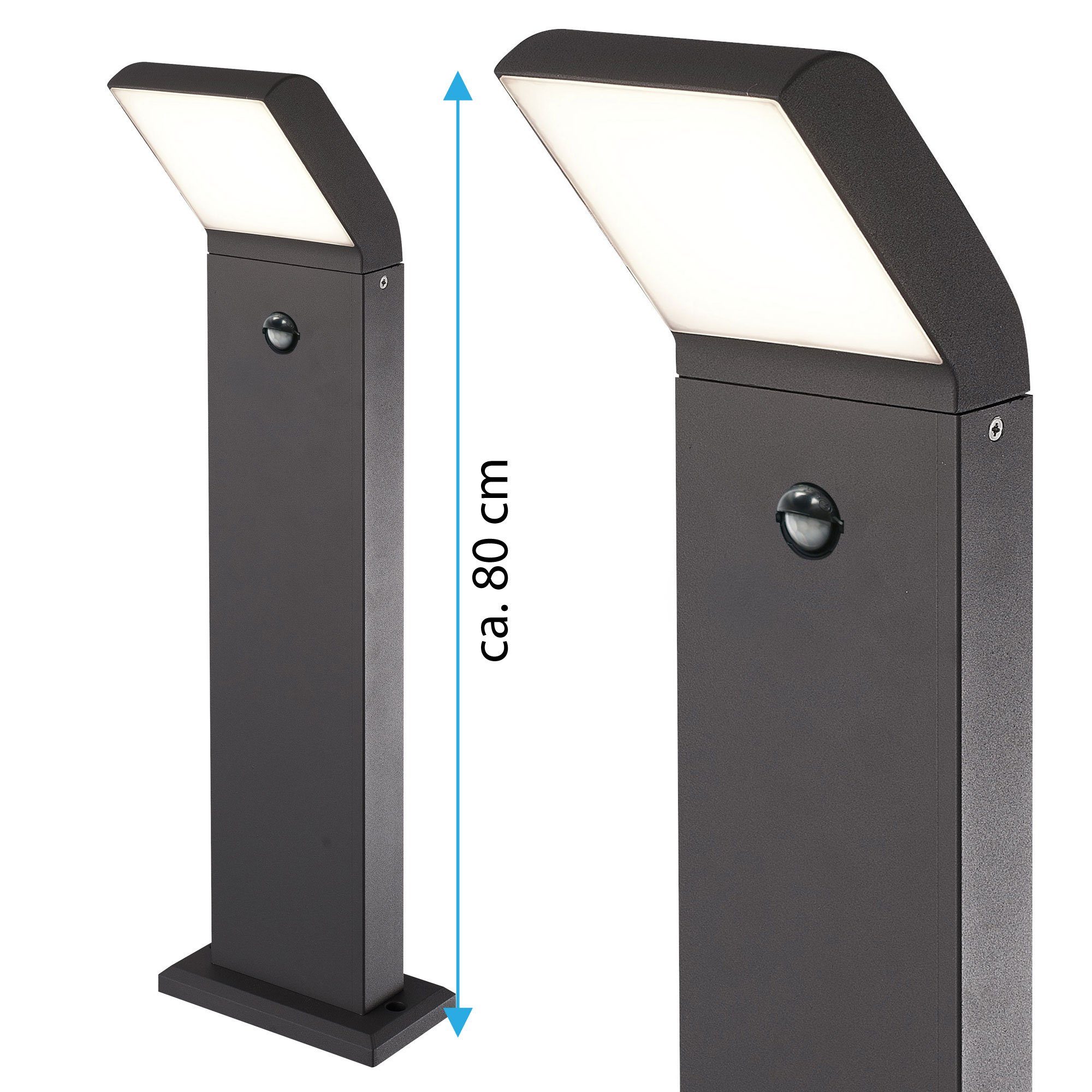 Maxkomfort Außen-Stehlampe 1504-800, mit Bewegungsmelder, LED fest integrie günstig online kaufen