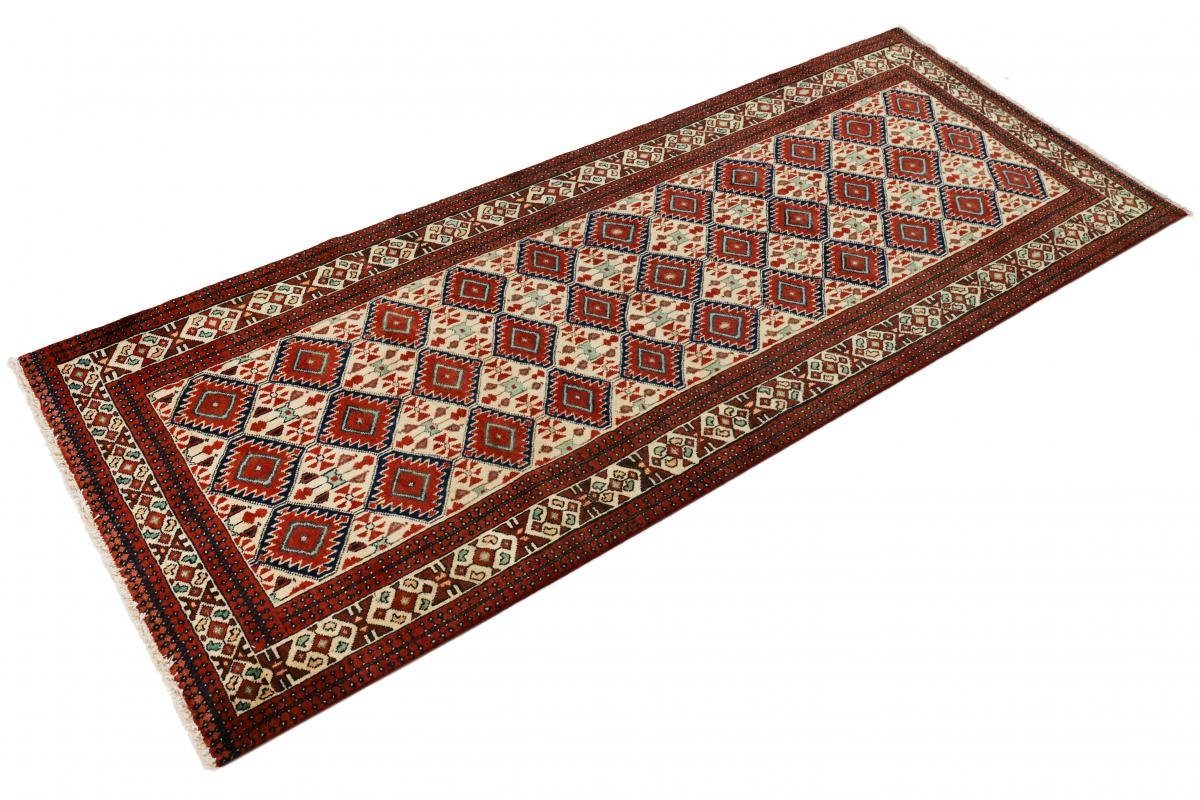 Orientteppich Belutsch 106x263 Handgeknüpfter Orientteppich Perserteppich / 6 mm Trading, rechteckig, Nain Läufer, Höhe