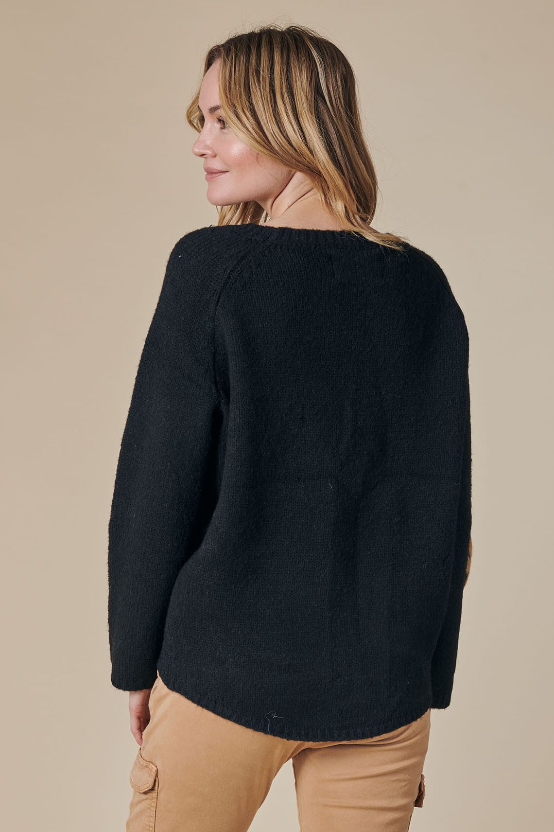 Zhrill Strickpullover ZHISABELLA mit langen Ärmeln, aus Polyester, Wolle und Elasthan, Regular Fit