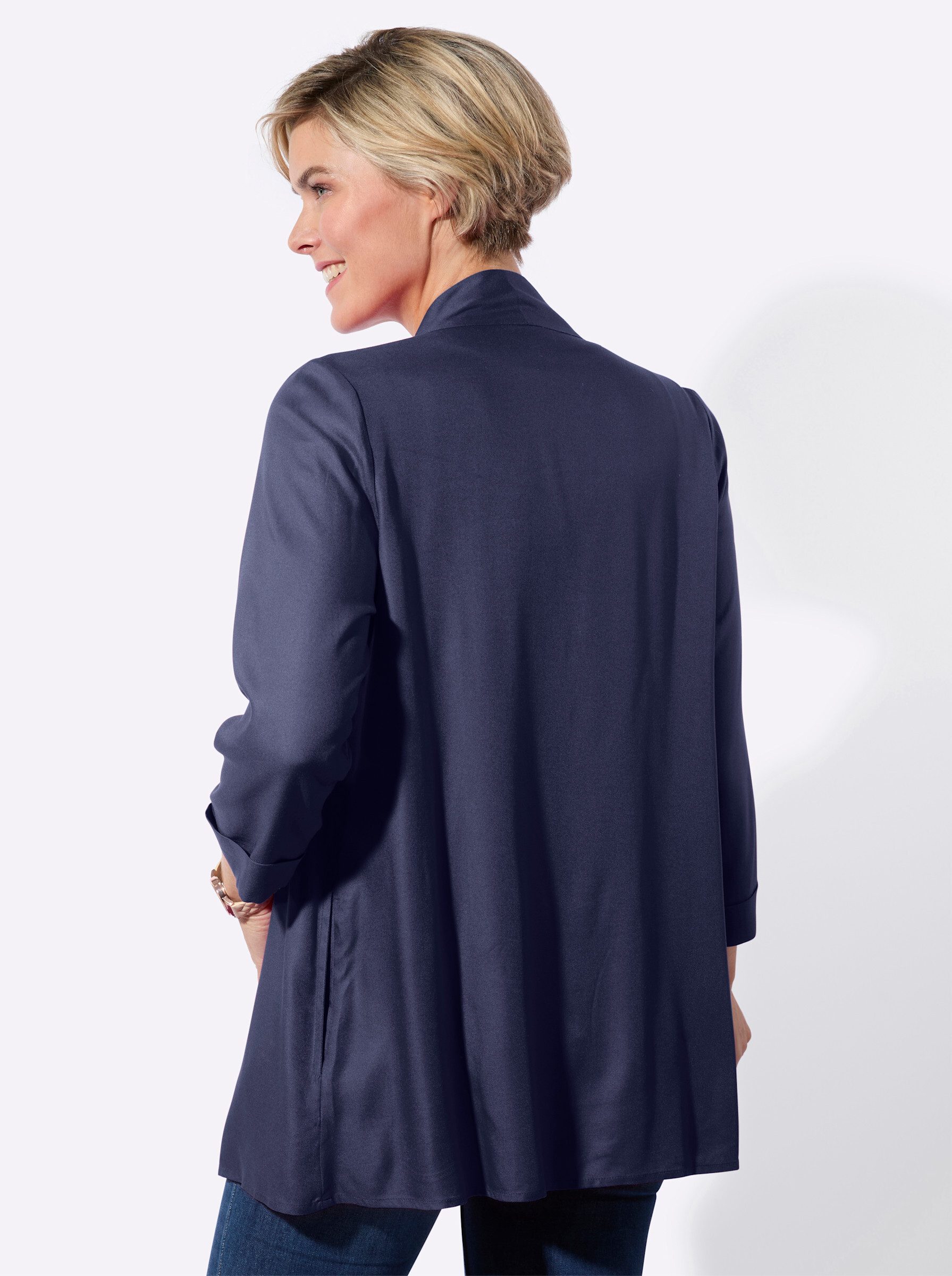 Witt Blusenblazer Blusenjacke 3/4-Arm