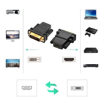 COFI 1453 HDMI Adapter (weiblich) auf DVI 24 + 1 (männlich) FHD 60 Hz HDMI-Adapter