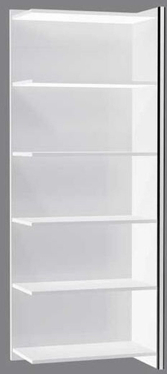Aktenregal Anbauregal Aveto 5OH BxTxH 780x380x1830mm weiß