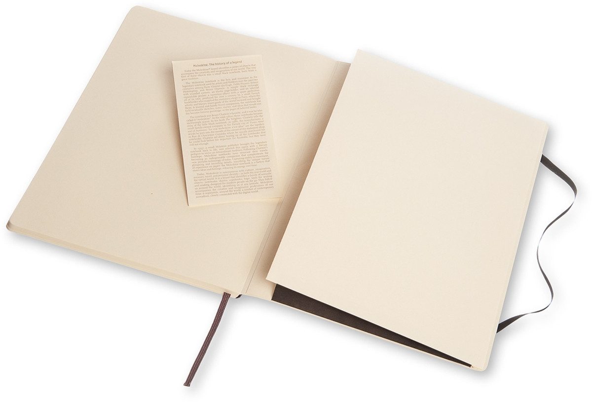 Notizbuch Notizbuch XL 19x25cm Punktraster Softcover schwarz