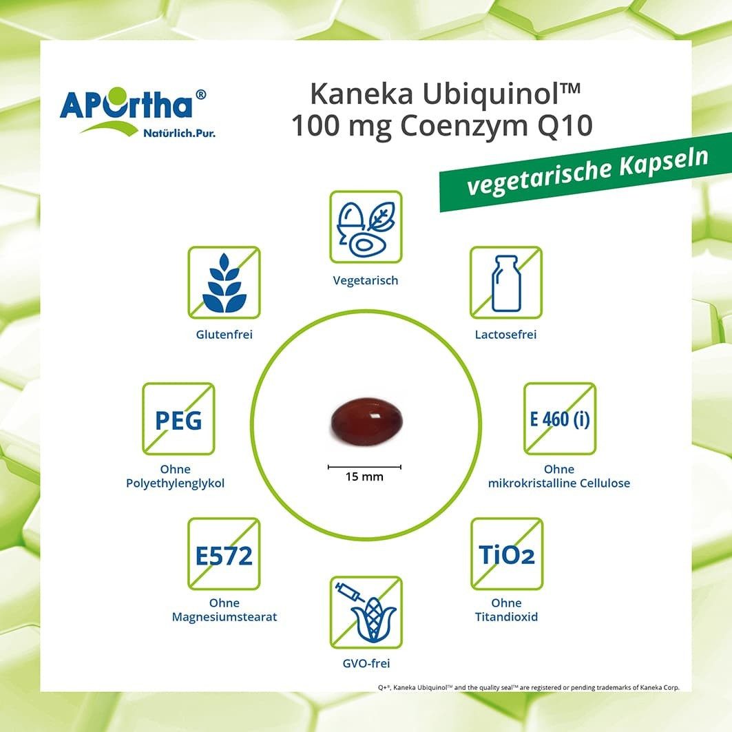 APOrtha APOrtha Kaneka Ubiquinol Coenzym Q10 100 mg 60 Kapseln, 40.8 g