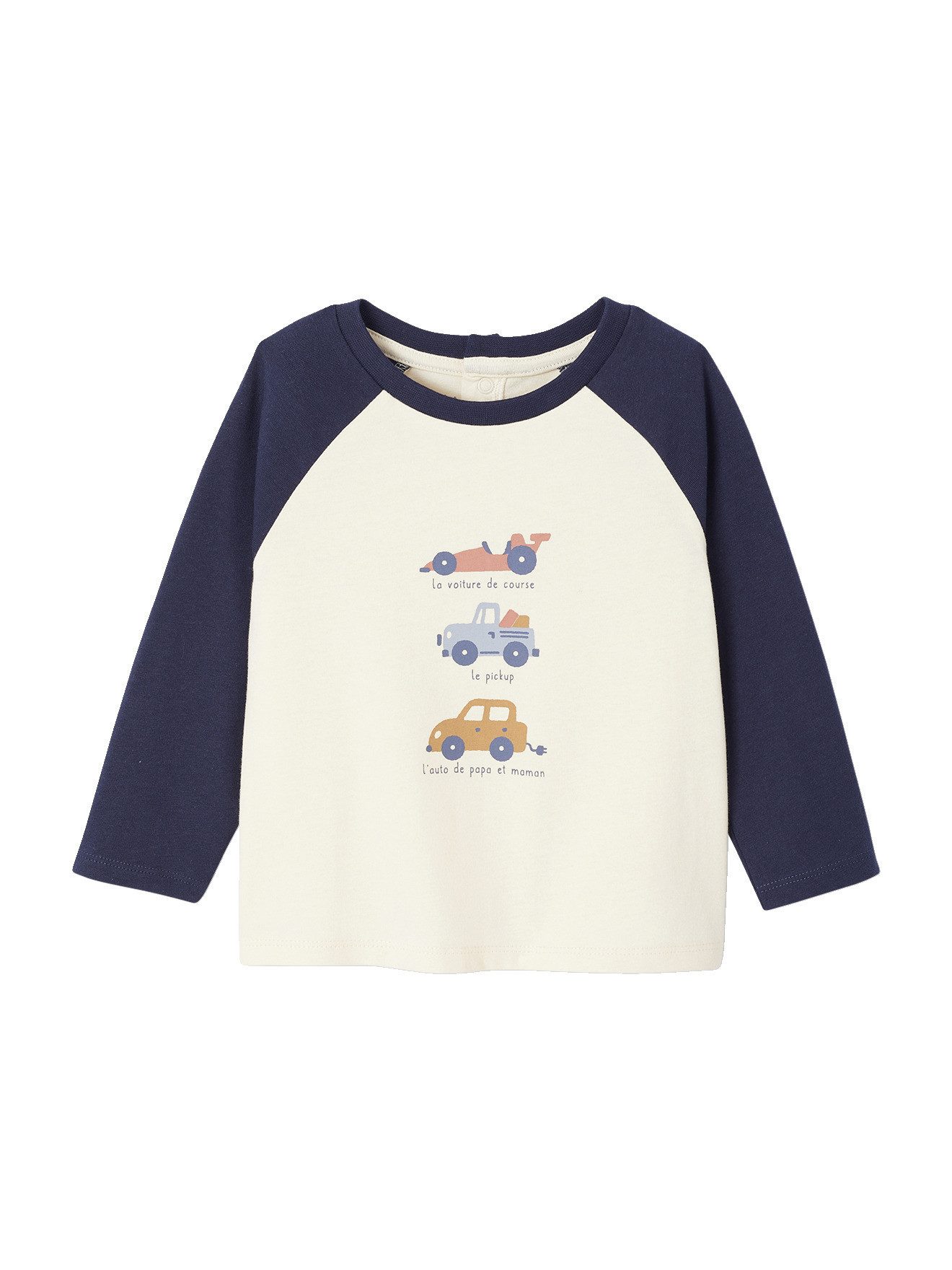 Langarmshirt Baby Shirt mit Print aus Bio-Baumwolle