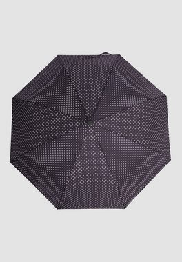 ANELY Taschenregenschirm Automatik Regenschirm Gepunktet Kleiner Taschenschirm, 4686 in Violett