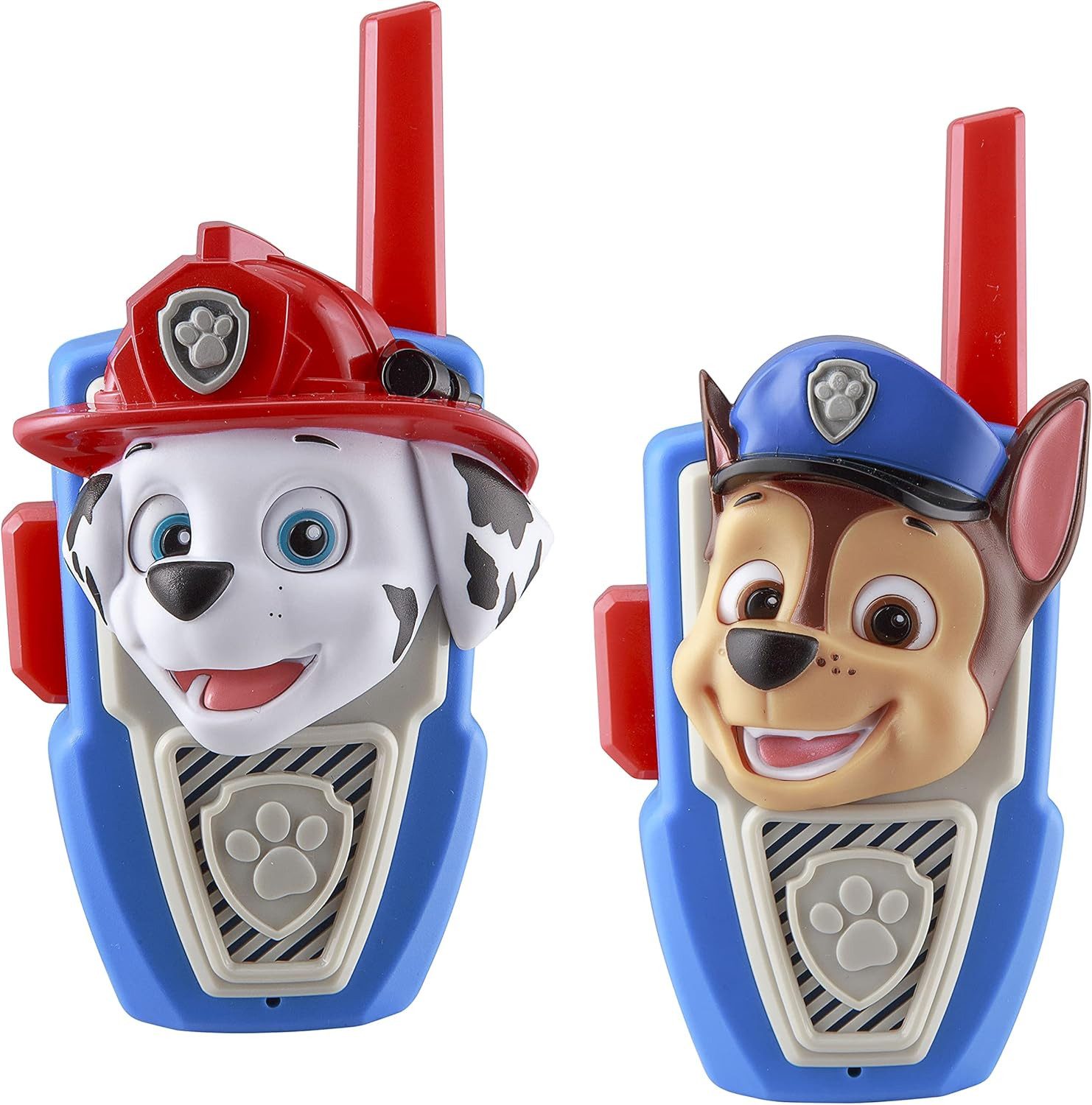 eKids Walkie Talkie Paw Patrol Walkie Talkies Marshall und Chase, Fördert Kreativität & Teamgeist