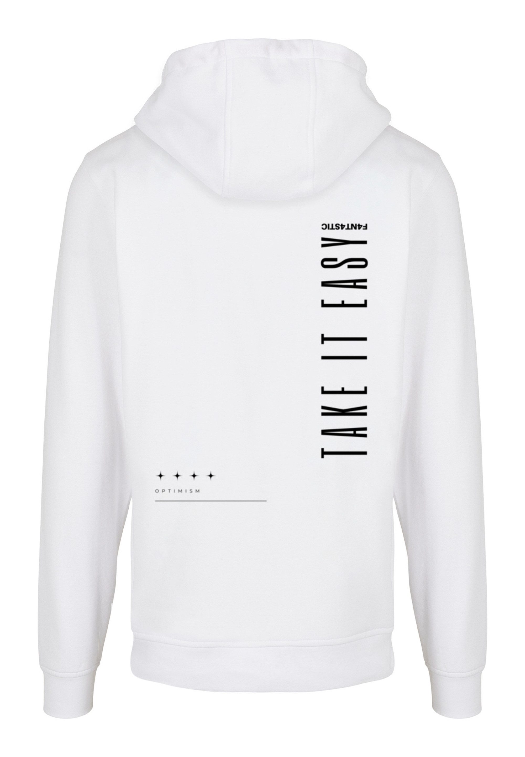 F4NT4STIC Kapuzenpullover Take It Easy HOODIE günstig online kaufen