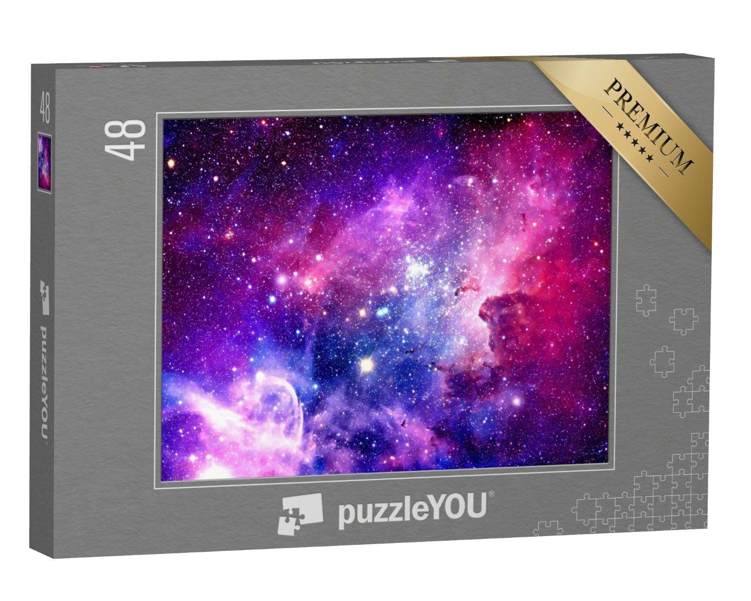 puzzleYOU Puzzle Eine Galaxie, 48 Puzzleteile, puzzleYOU-Kollektionen Weltraum, 500 Teile, Universum, 2000 Teile