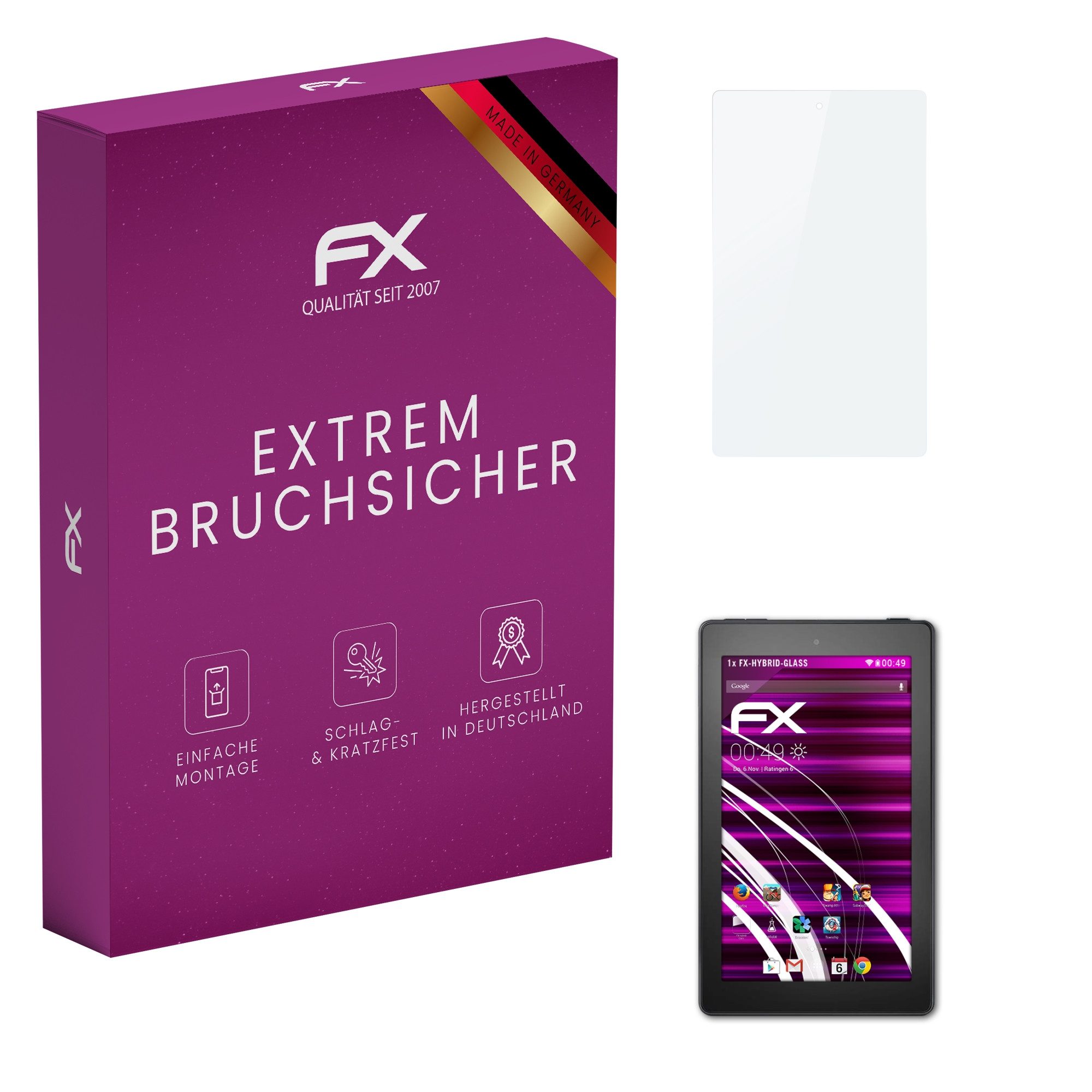 Schutzfolie Panzerglasfolie für Amazon Fire 7 Model 2019