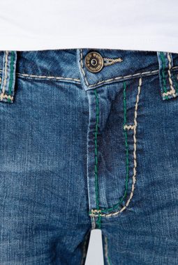 CAMP DAVID Regular-fit-Jeans NI:CO mit Used-Waschung