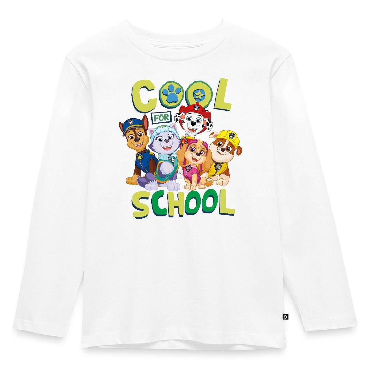 T-Shirt Paw Patrol Hauptcharaktere Cool For School Kinder Premium Langarmshirt