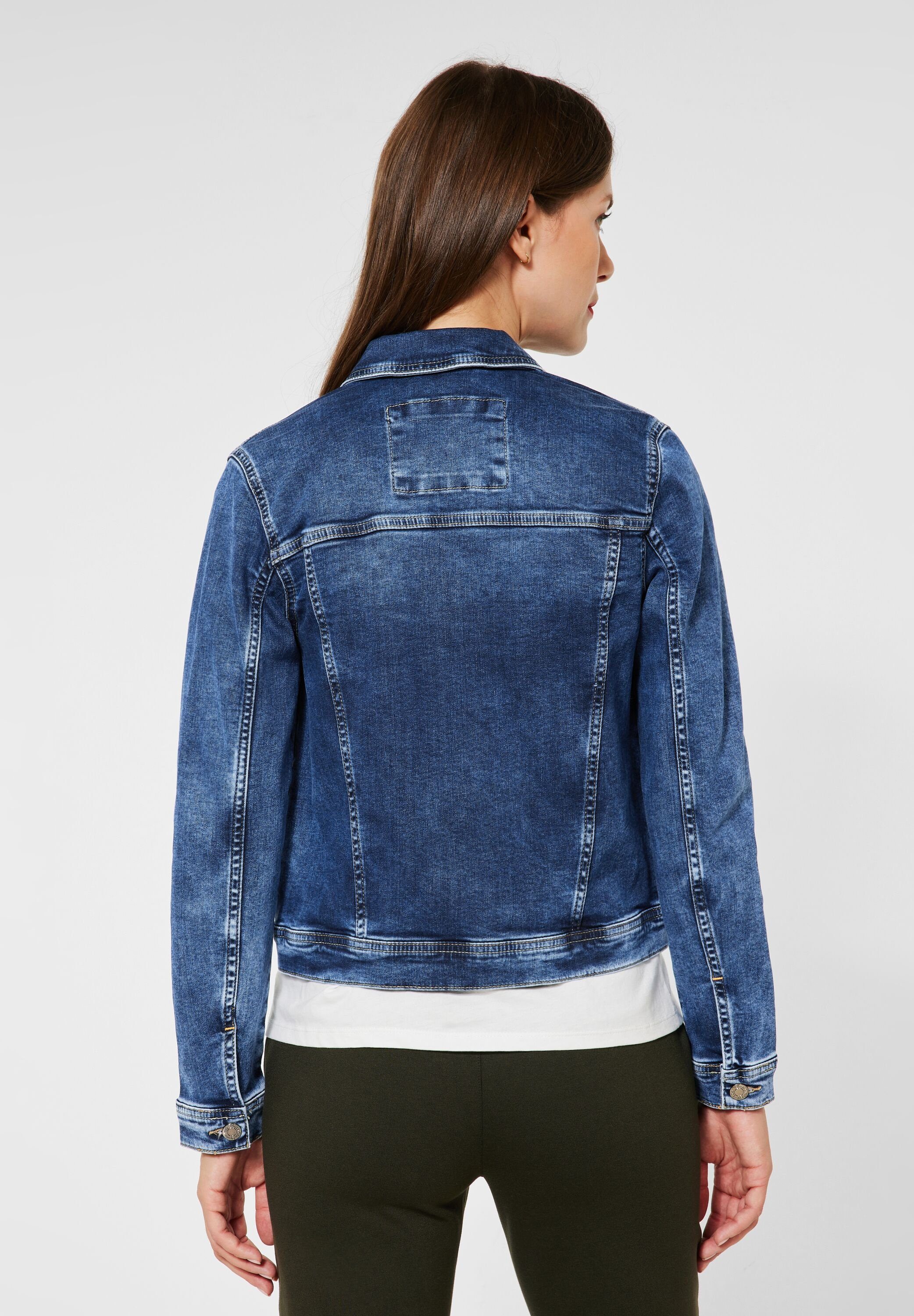 STREET ONE Jeansjacke Jeansjacke in Blau