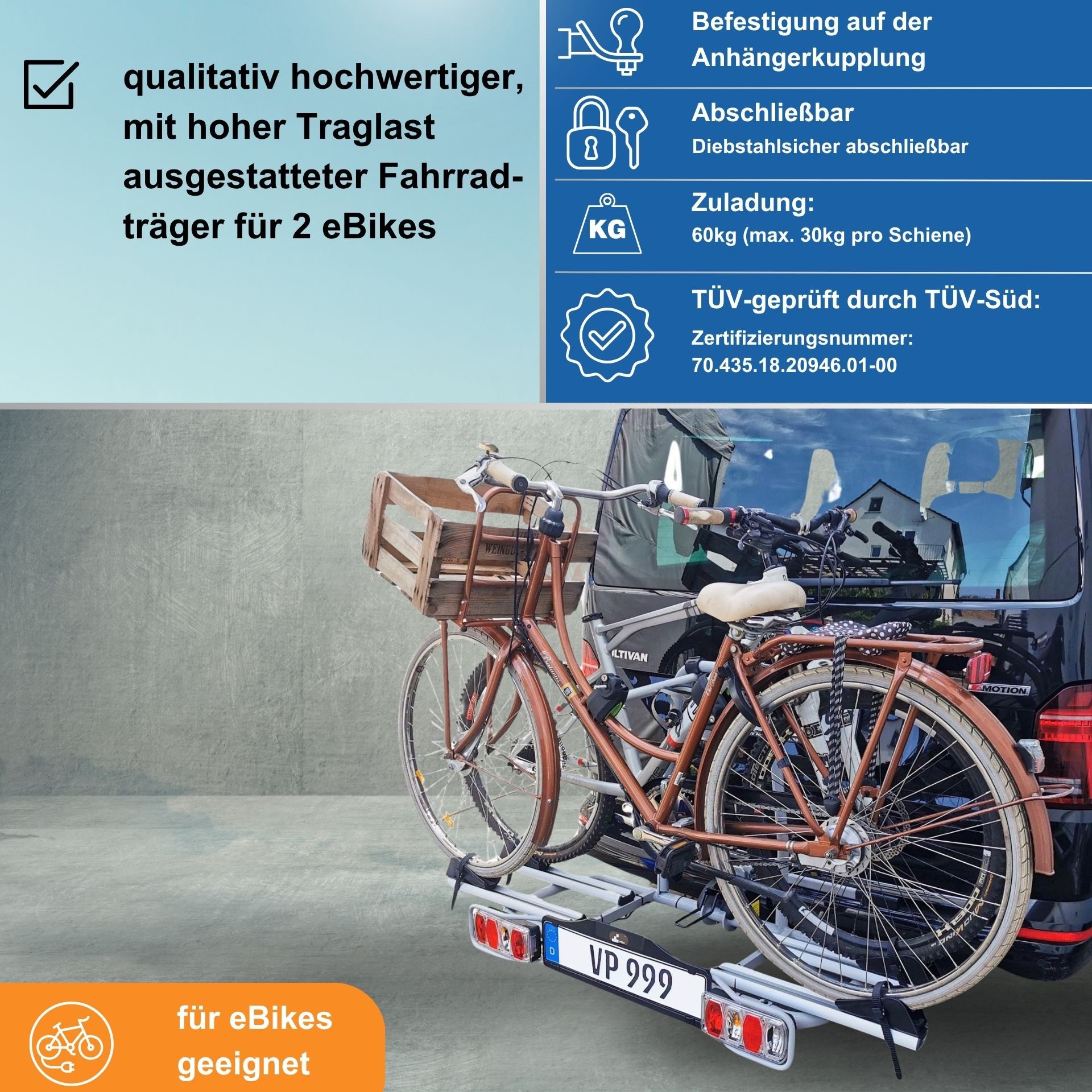 VDP Heckfahrradträger