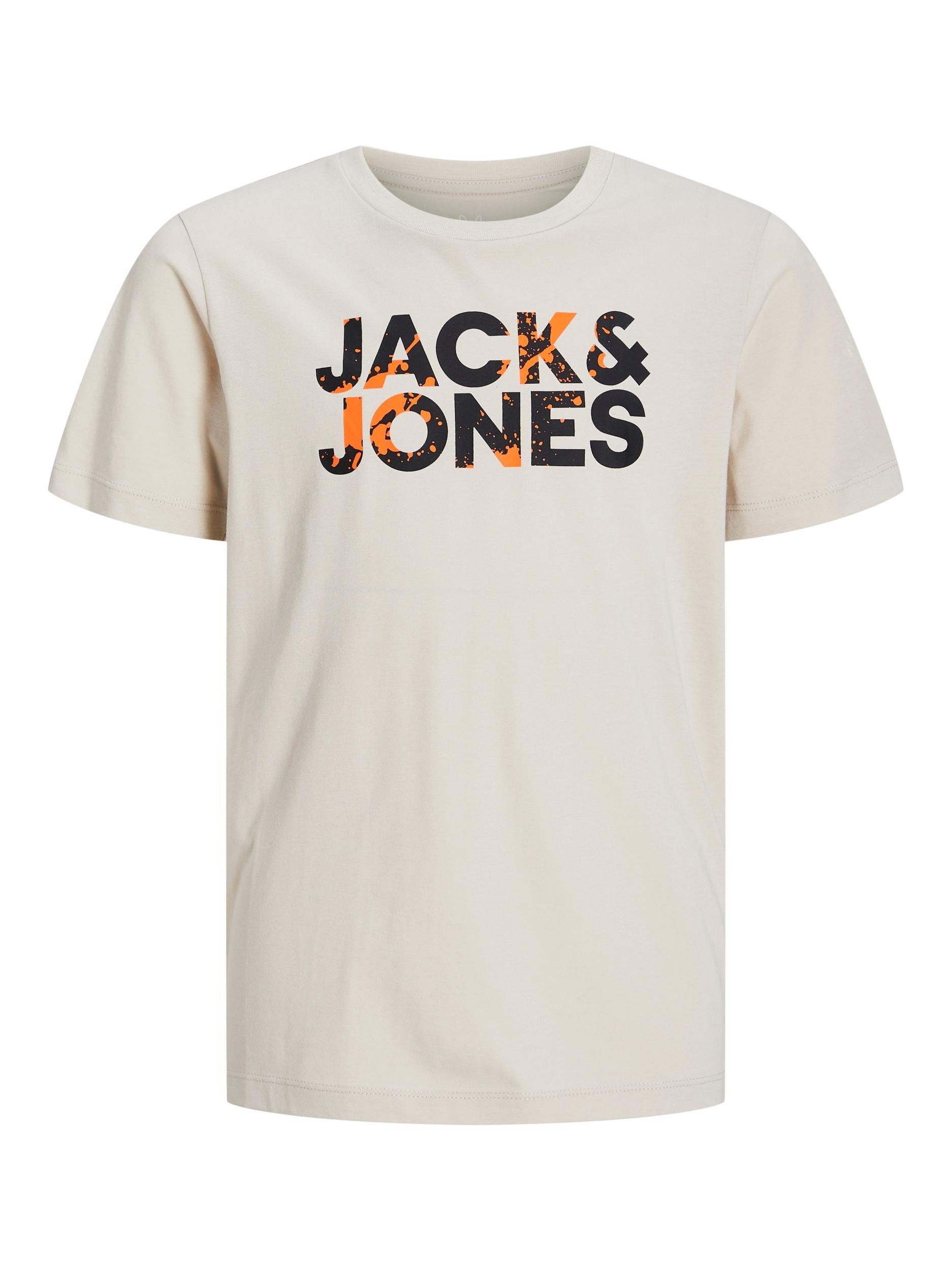 Jones & JJCOMMERCIAL Jack NECK JNR Junior moonbeam TEECREW SMU T-Shirt