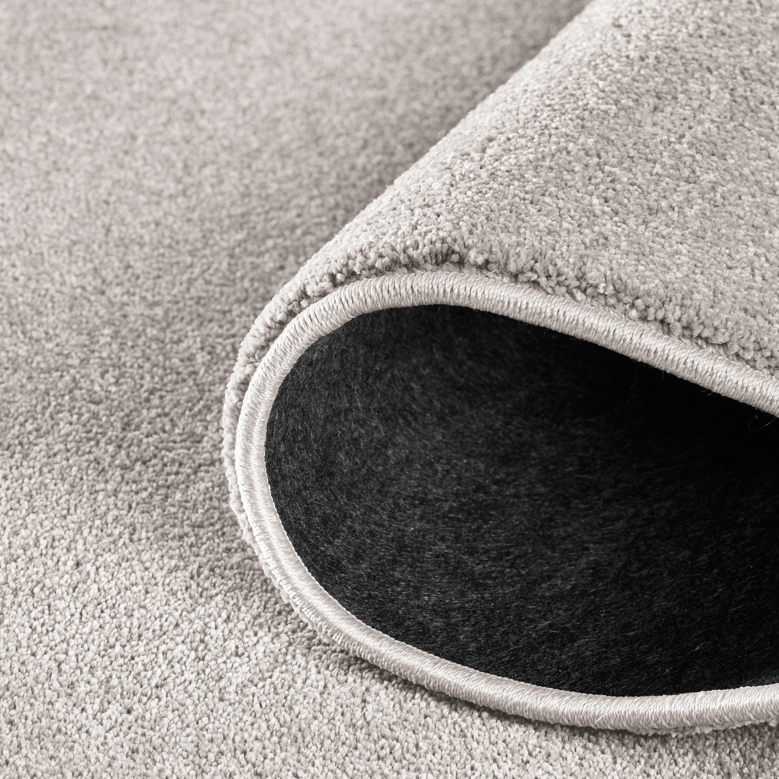 TaCa Home Teppich Kurzflor-Frisee-Teppich, rechteckig, Höhe: günstig online kaufen