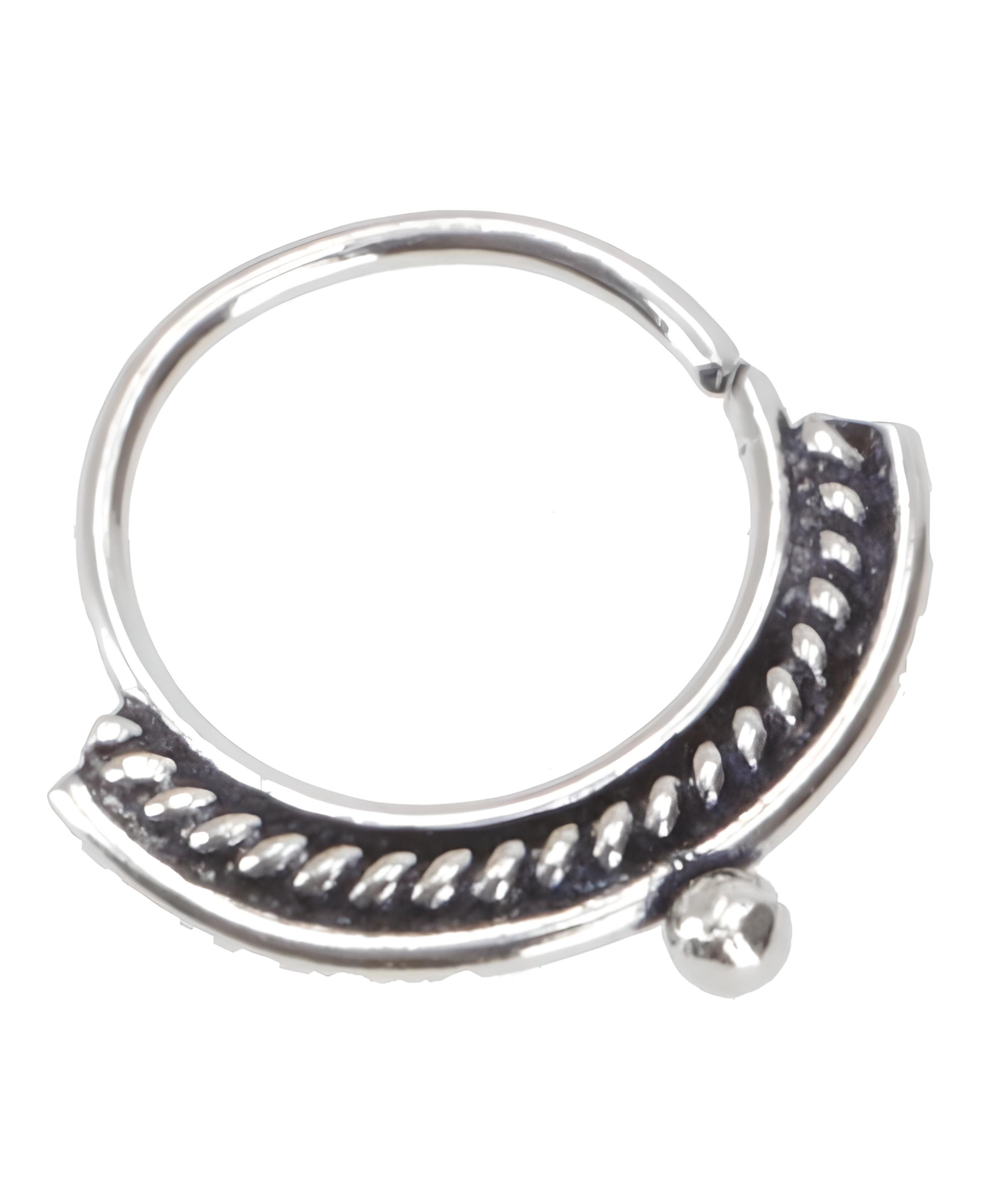 Guru-Shop Nasenpiercing Creole, Septum Ring, Nasenring, leicht..
