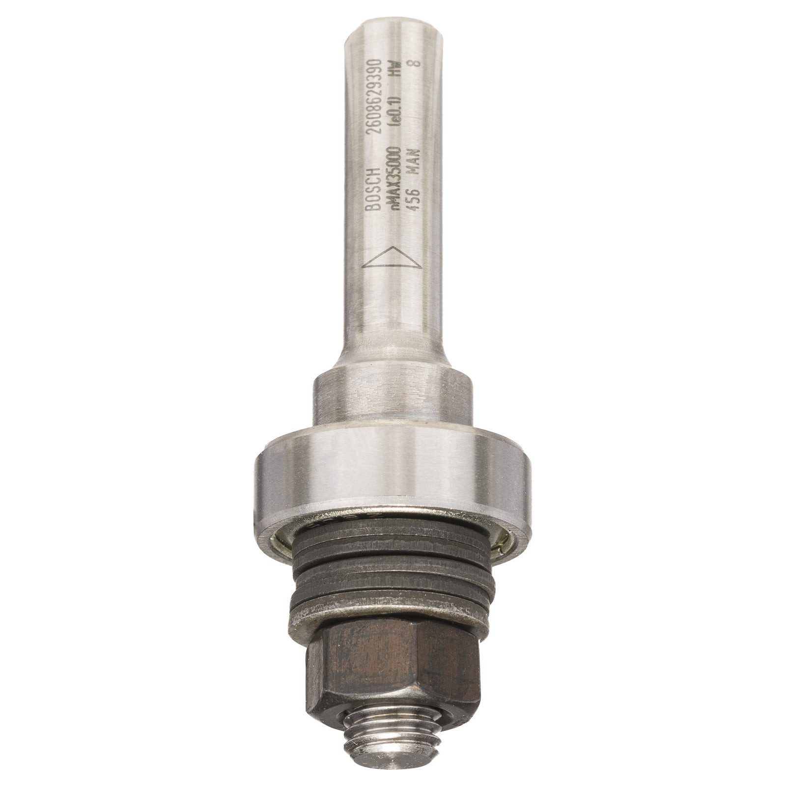 BOSCH Oberfräsenvorsatz Bosch Schaft für Scheibenfräse mit Führungskugellager 8 mm D 22 mm G 6