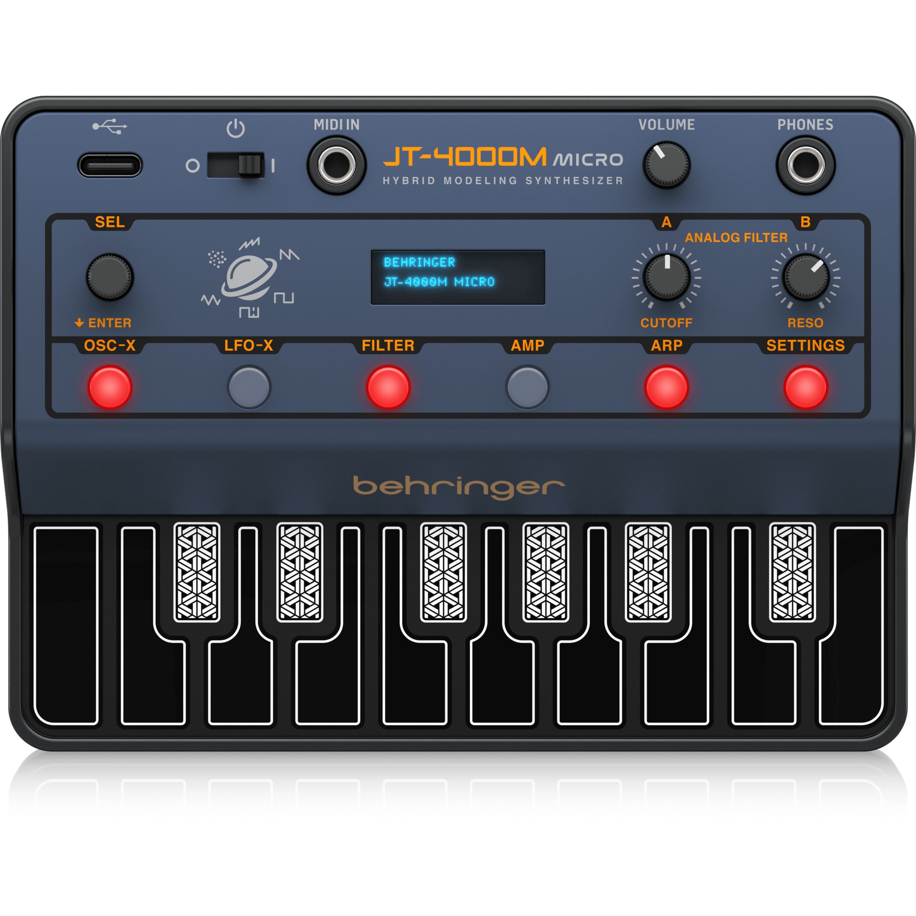 Behringer Synthesizer (Synthesizer, Analog Synthesizer), JT-4000M Micro - Synthesizer