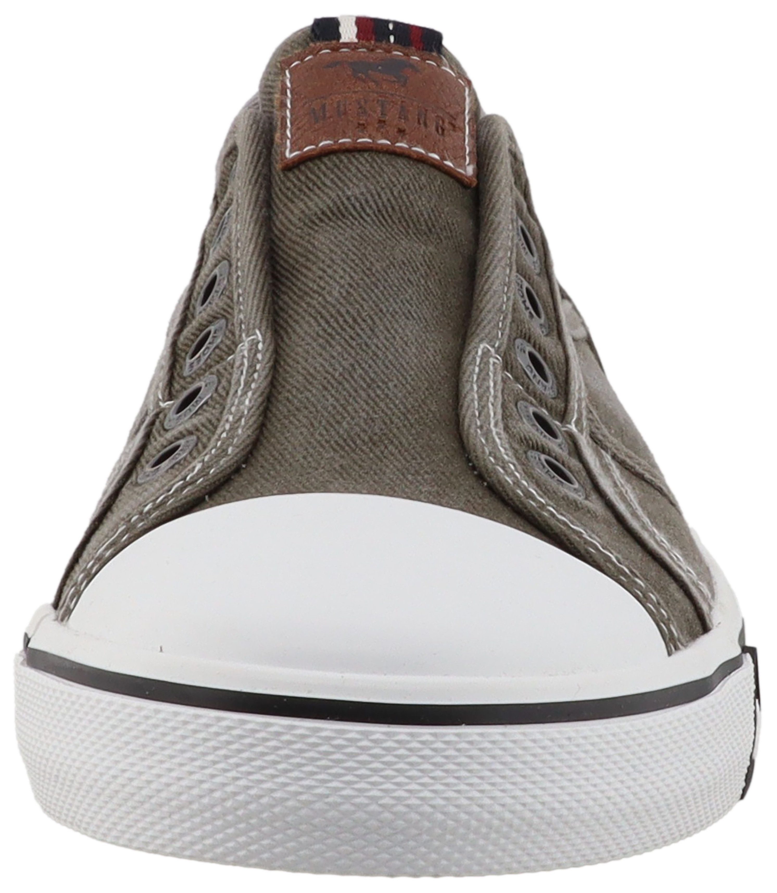 Mustang Shoes Ignazio Slip-On Sneaker Slipper, Freizeitschuh, Halbschuh mit Logo-Aufnähern