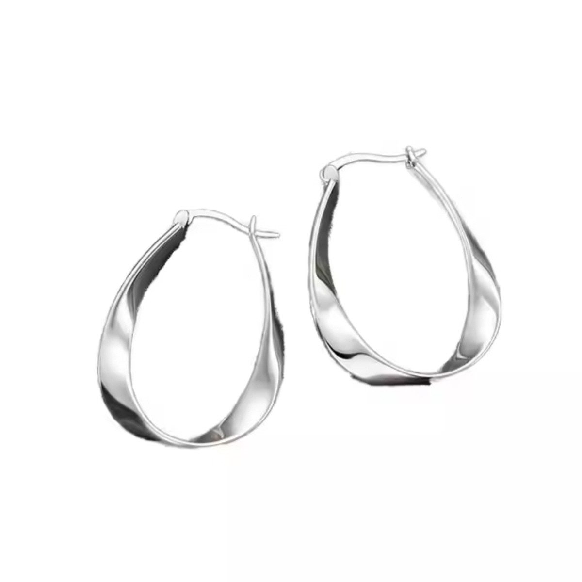 Paar Creolen Ringdesign Ohrschmuck Damenohrringe Creole Ohrcreolen Ringohrringe