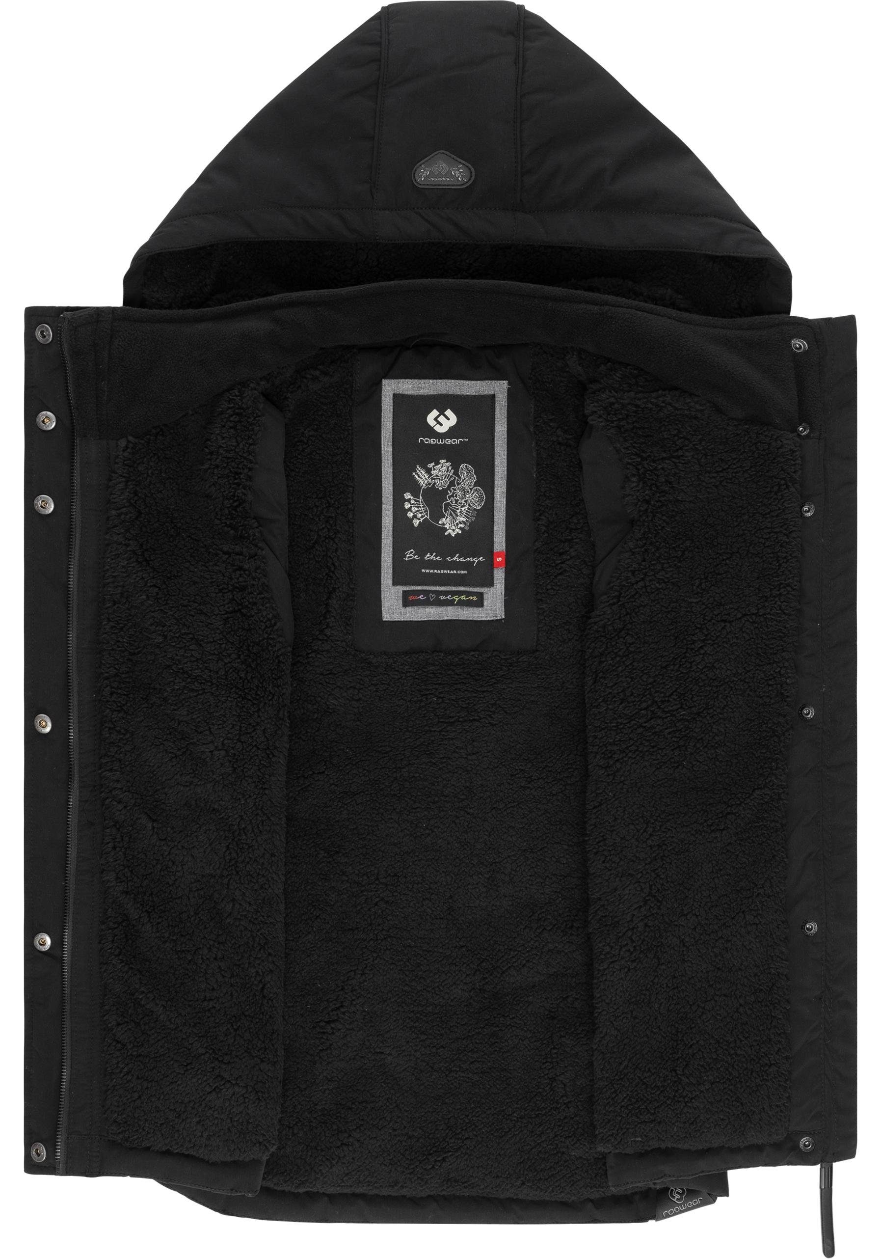 Ragwear Steppweste Hesty Wasserdichte Outdoor-Weste mit abnehmbarer Kapuze – Bild 5 von 5