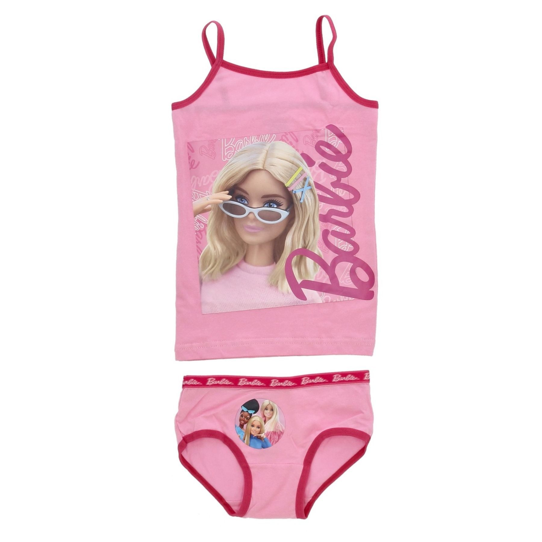 Barbie Unterhemd Unterwäsche-Set für Mädchen – Unterhemd & Slip aus Baumwolle