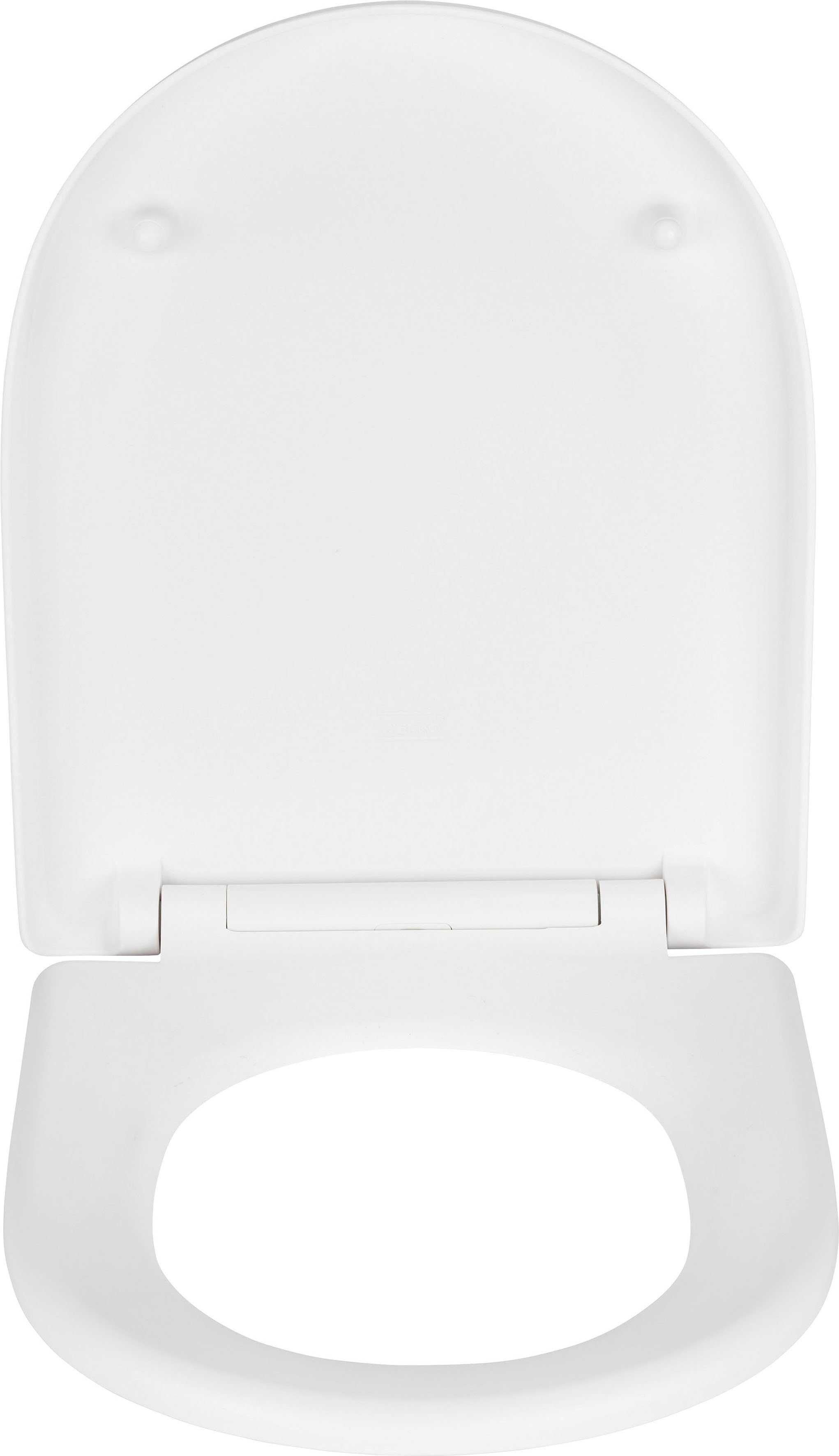 WENKO WC-Sitz Exclusive Nr. 4, weiß Matt, aus antibakteriellem Duroplast