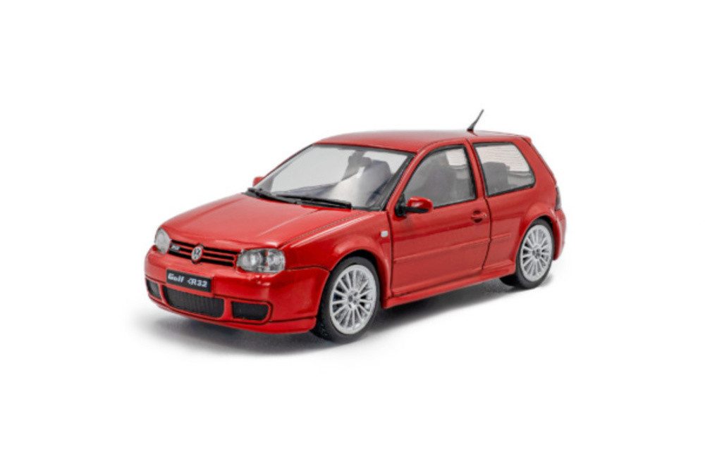 Solido Modellauto VW Golf 4 R32 2003 rot, Maßstab 1:43