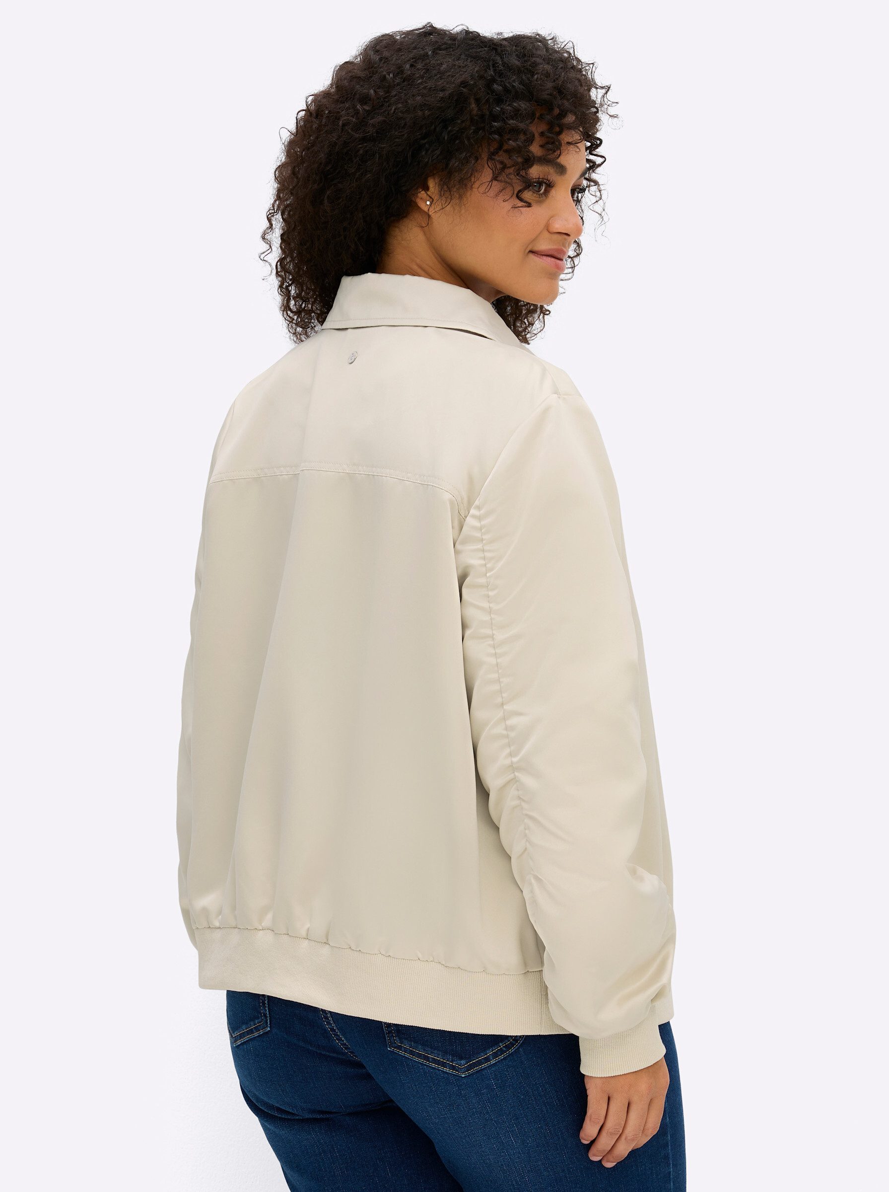 Sheego Allwetterjacke Blouson Langarm
