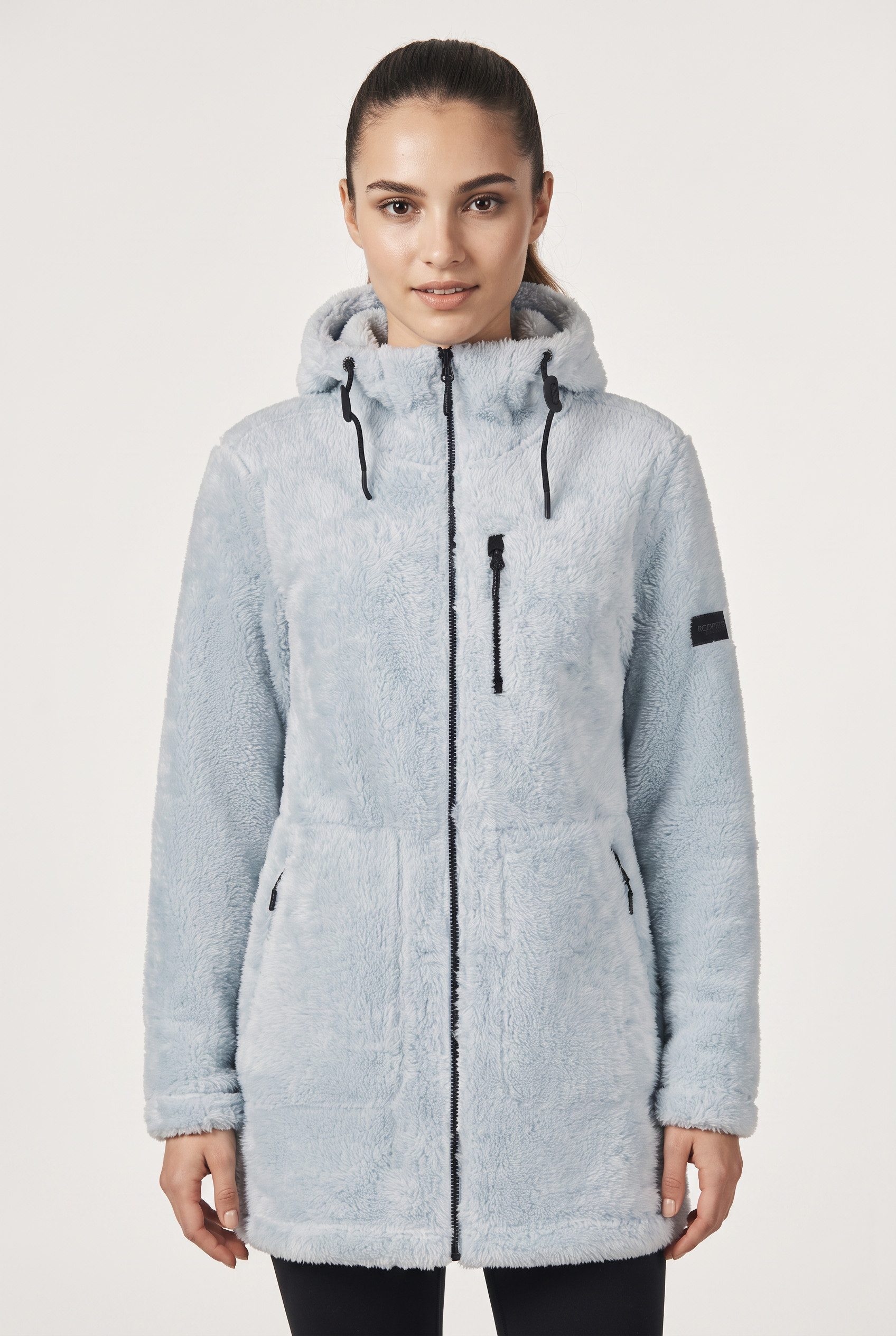 Icepeak Fleecejacke ICEPEAK CHELLES mit verstellbarer Kapuze, schnell trocknend, aus Polyester