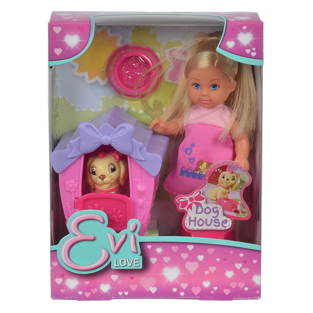 Simba Dickie Anziehpuppe Puppe Evi LOVE Dog House mit Hund und Häuschen günstig online kaufen