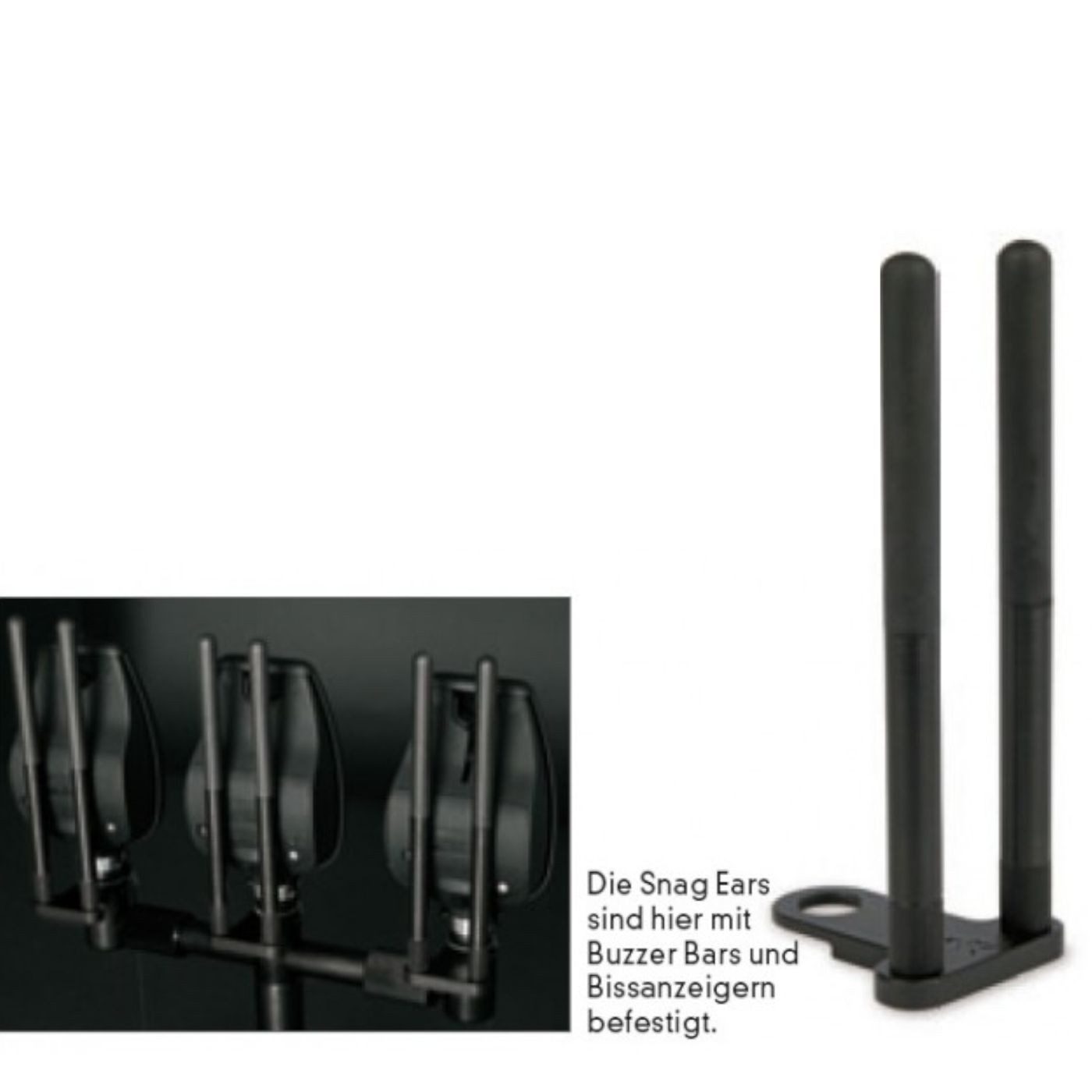 Hängebissanzeiger Fox Black Label Snag Ears für Bissanzeiger